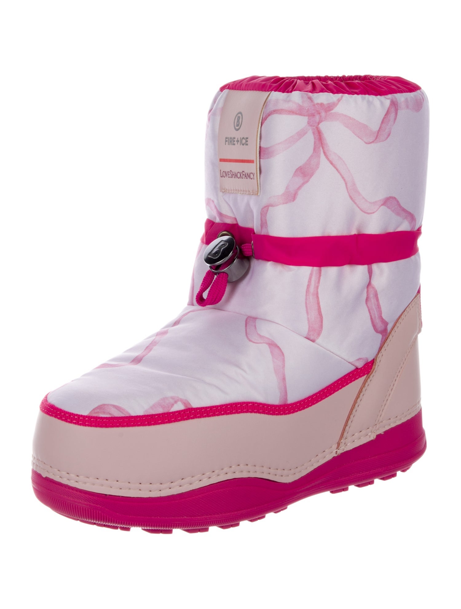 LoveShackFancy Girls' Shearling Boots