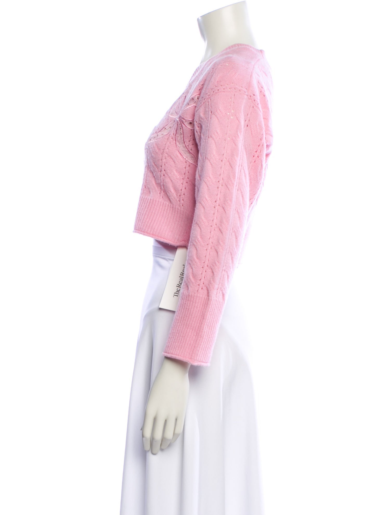 LoveShackFancy Wool V-Neck Sweater