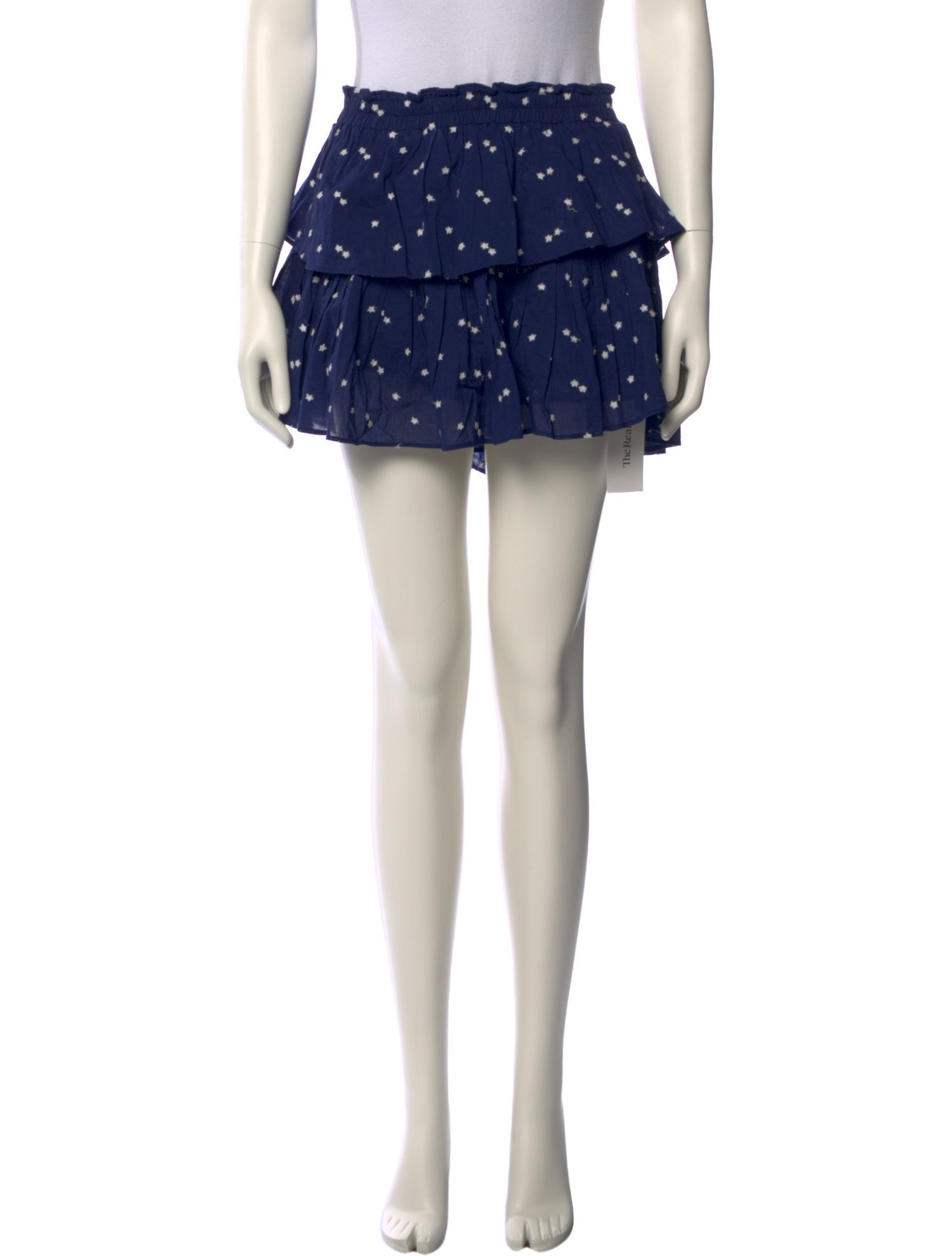LoveShackFancy Printed Mini Skirt