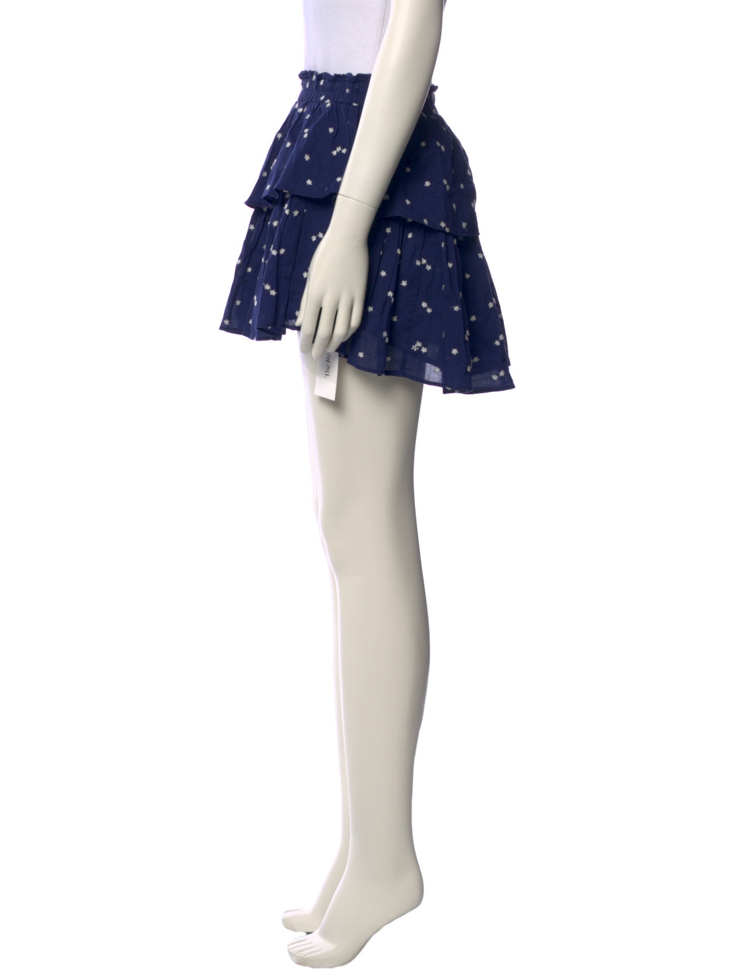 LoveShackFancy Printed Mini Skirt