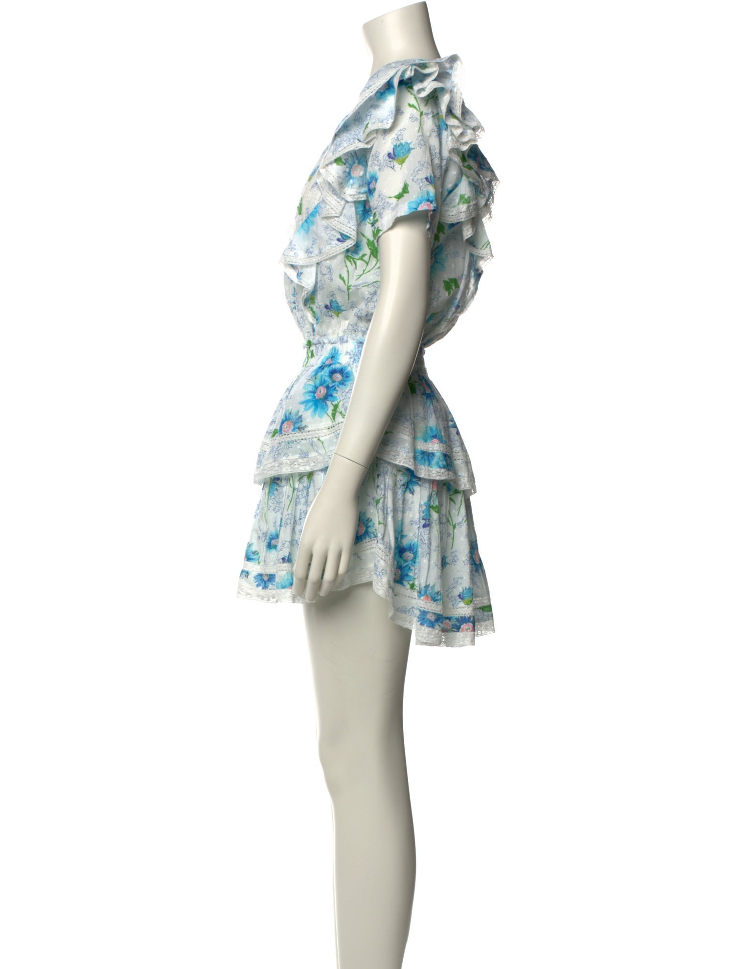 LoveShackFancy Printed Mini Dress