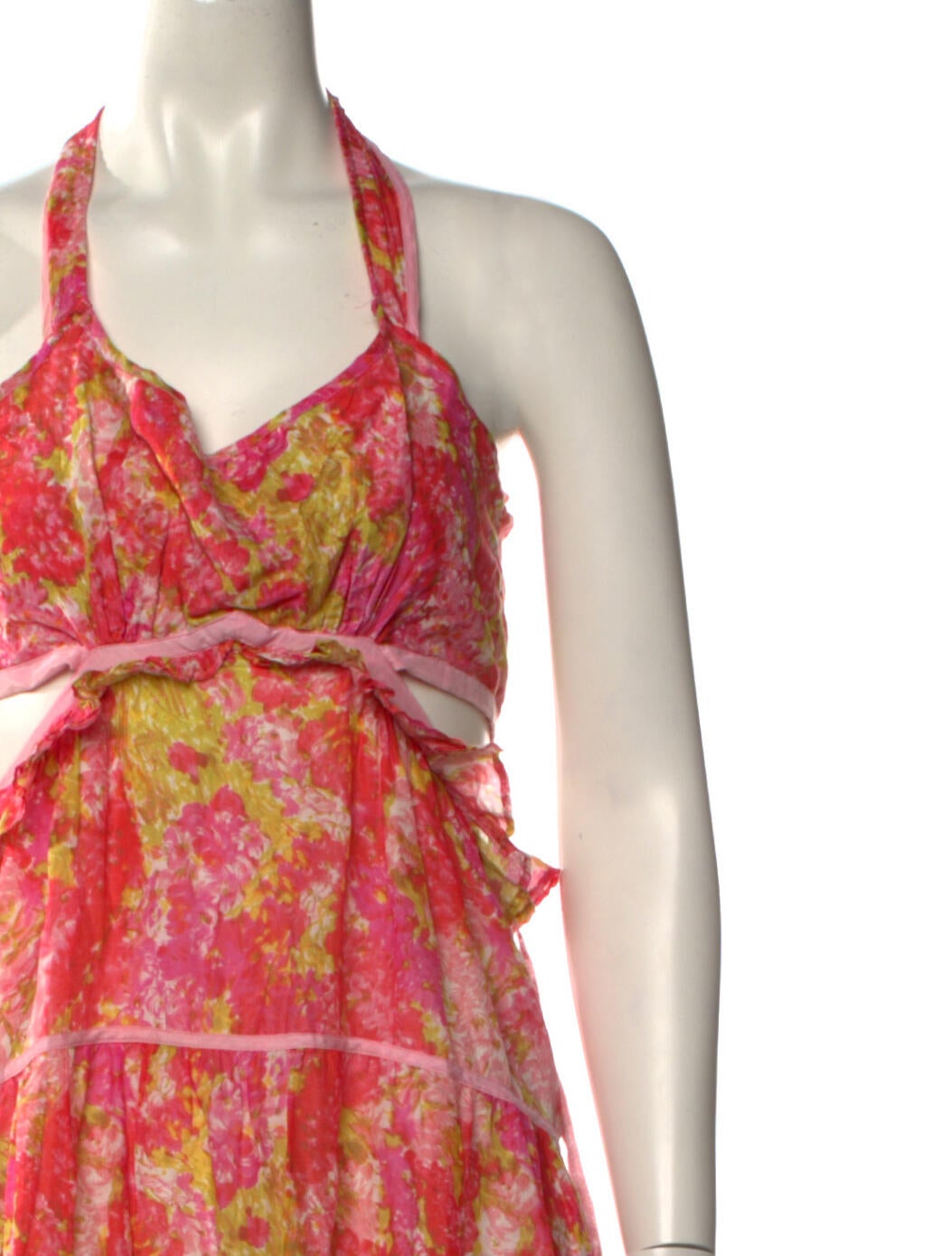 LoveShackFancy Printed Knee-Length Dress