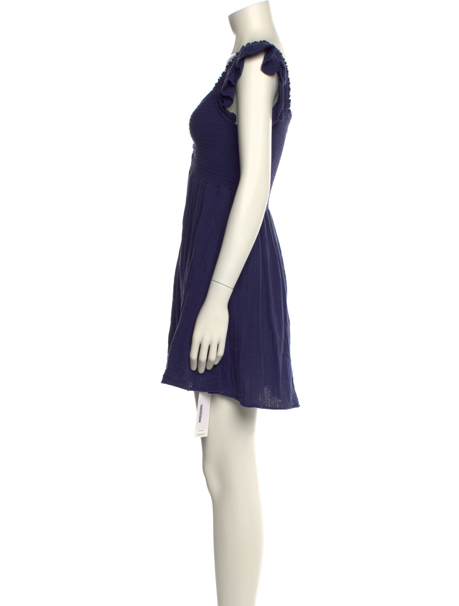 LoveShackFancy V-Neck Mini Dress