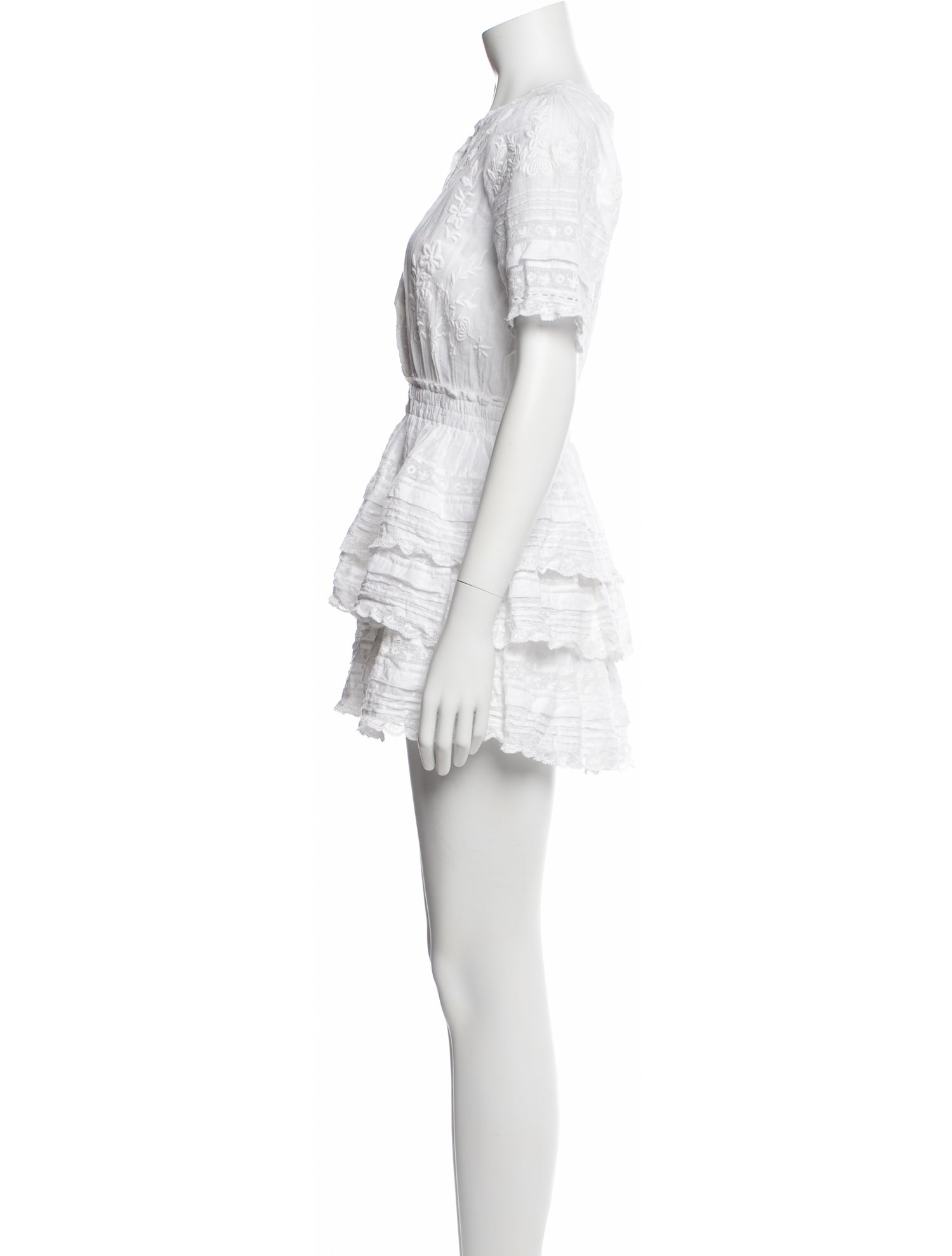 LoveShackFancy Scoop Neck Mini Dress w/ Tags