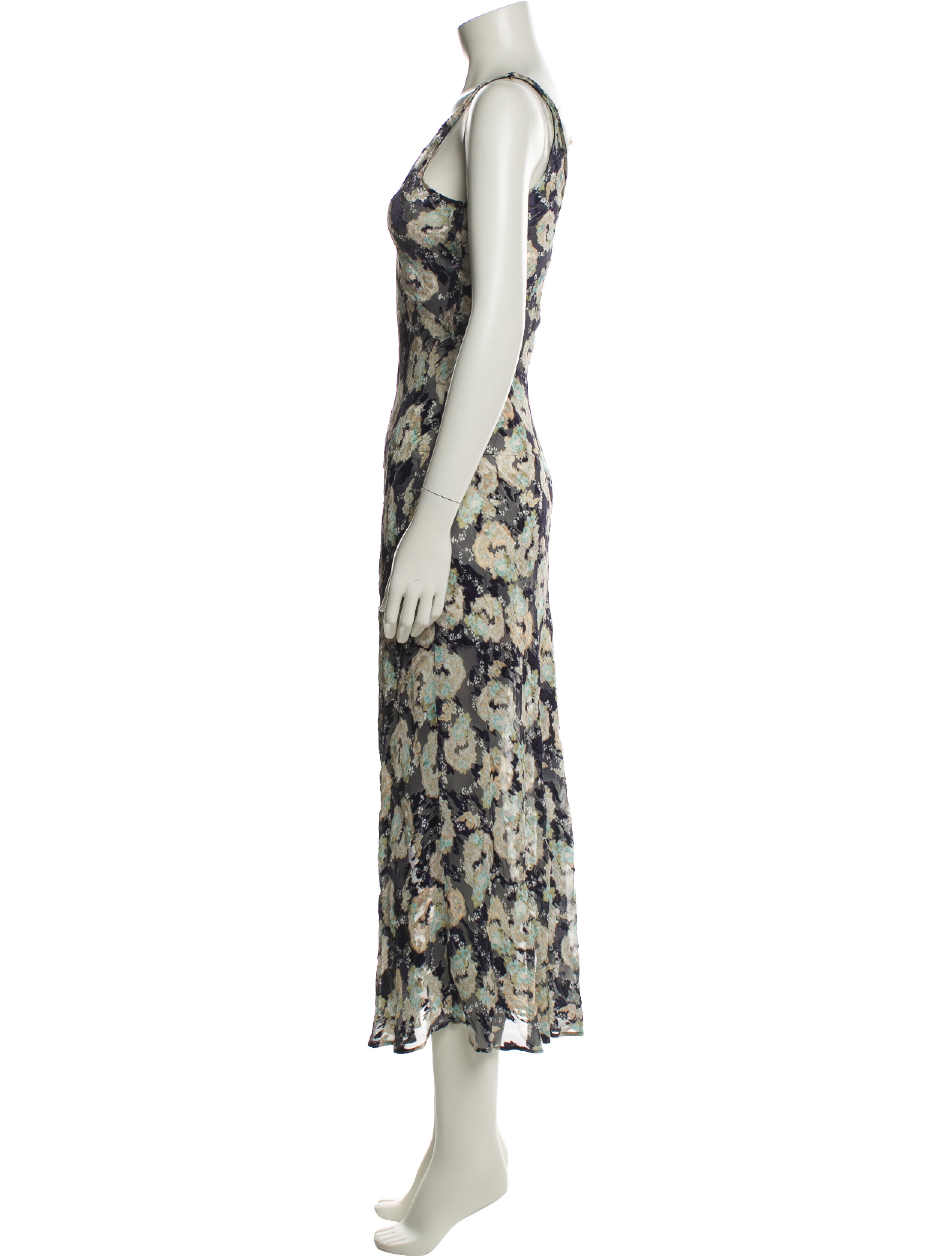 LoveShackFancy Floral Print Long Dress