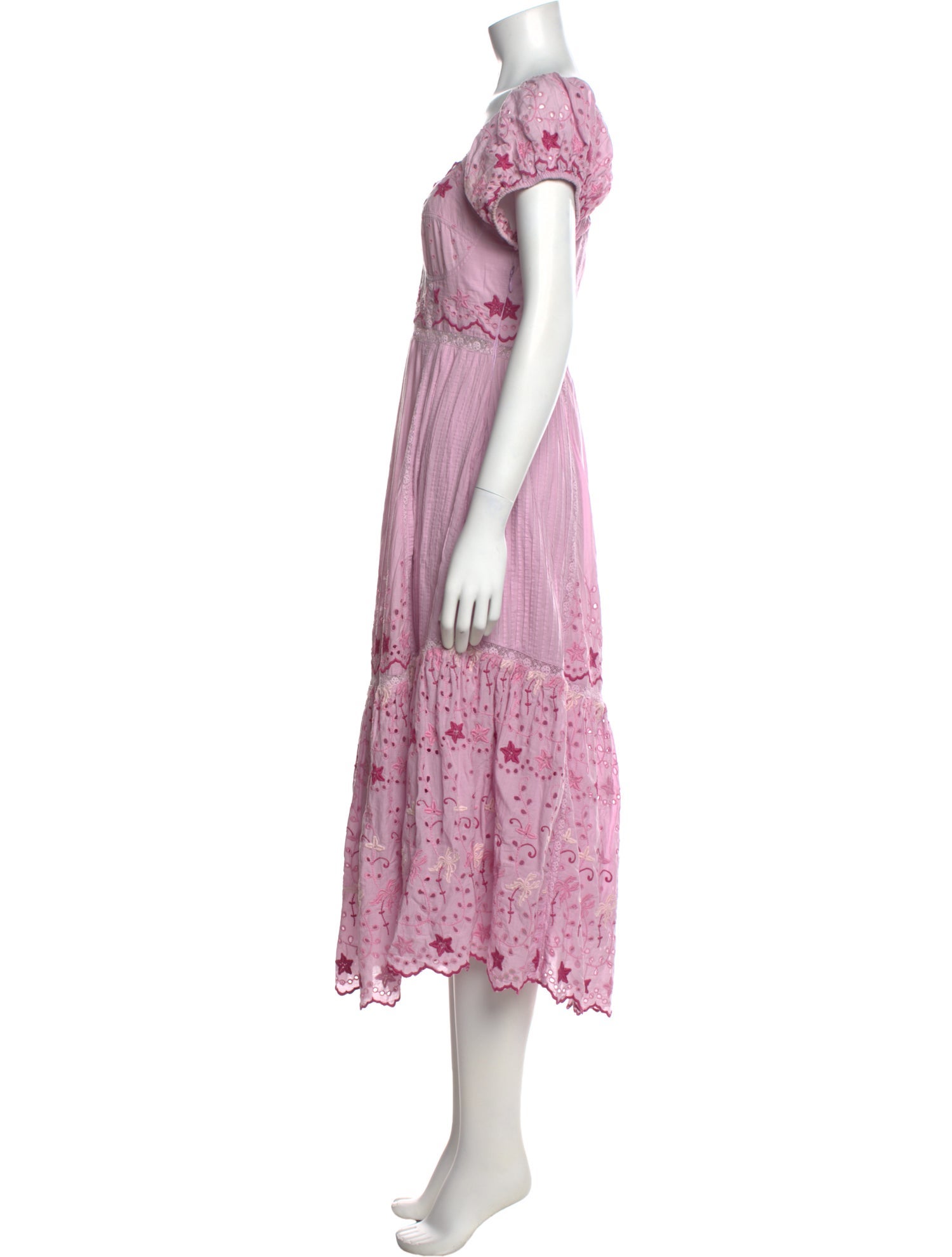 LoveShackFancy Printed Long Dress