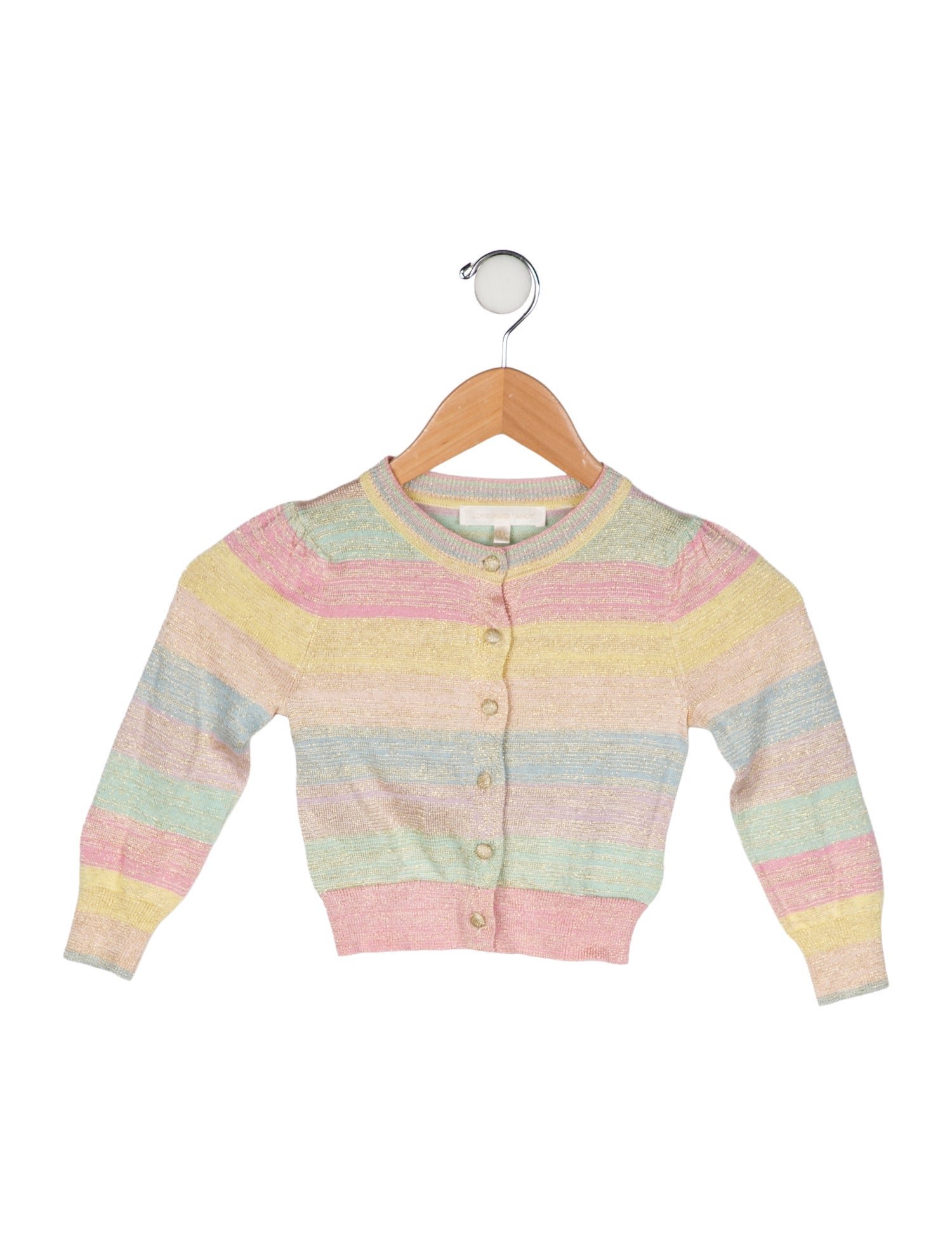 LoveShackFancy Toddler Girls' Pattern Printed Woven Cardigan