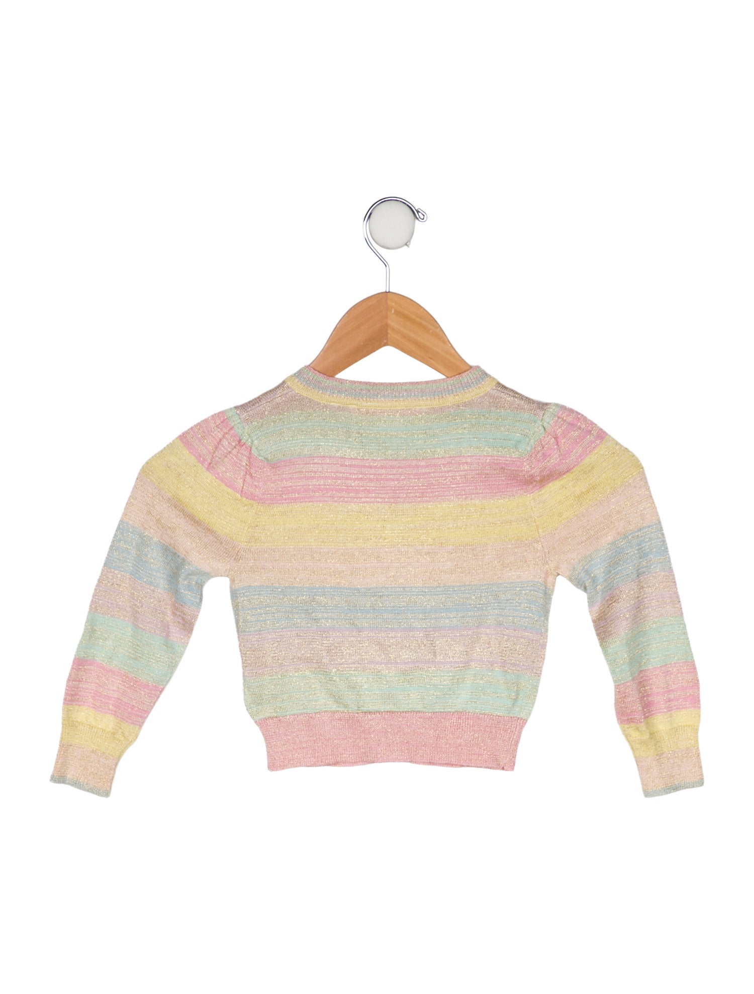 LoveShackFancy Toddler Girls' Pattern Printed Woven Cardigan