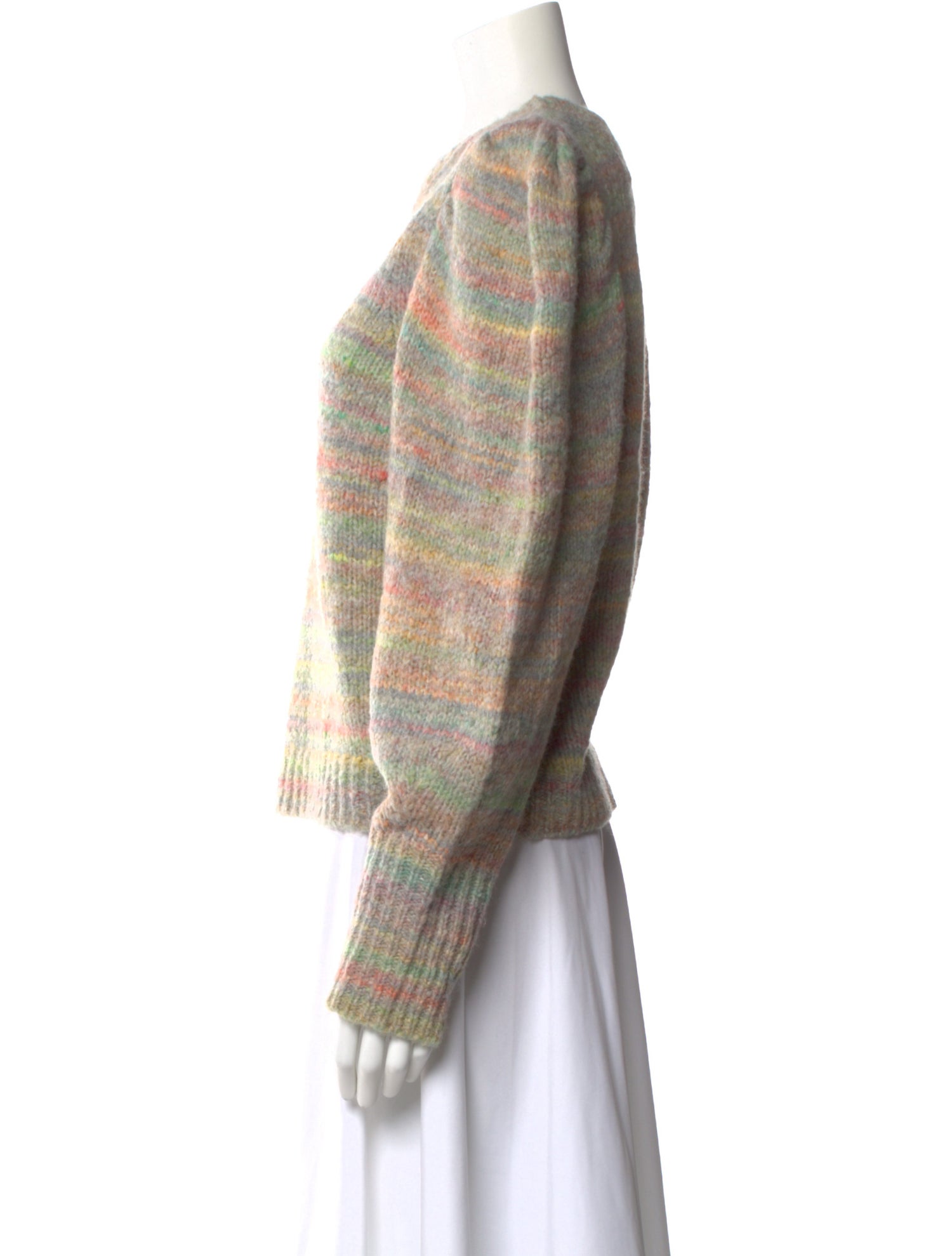 LoveShackFancy Striped Crew Neck Sweater w/ Tags