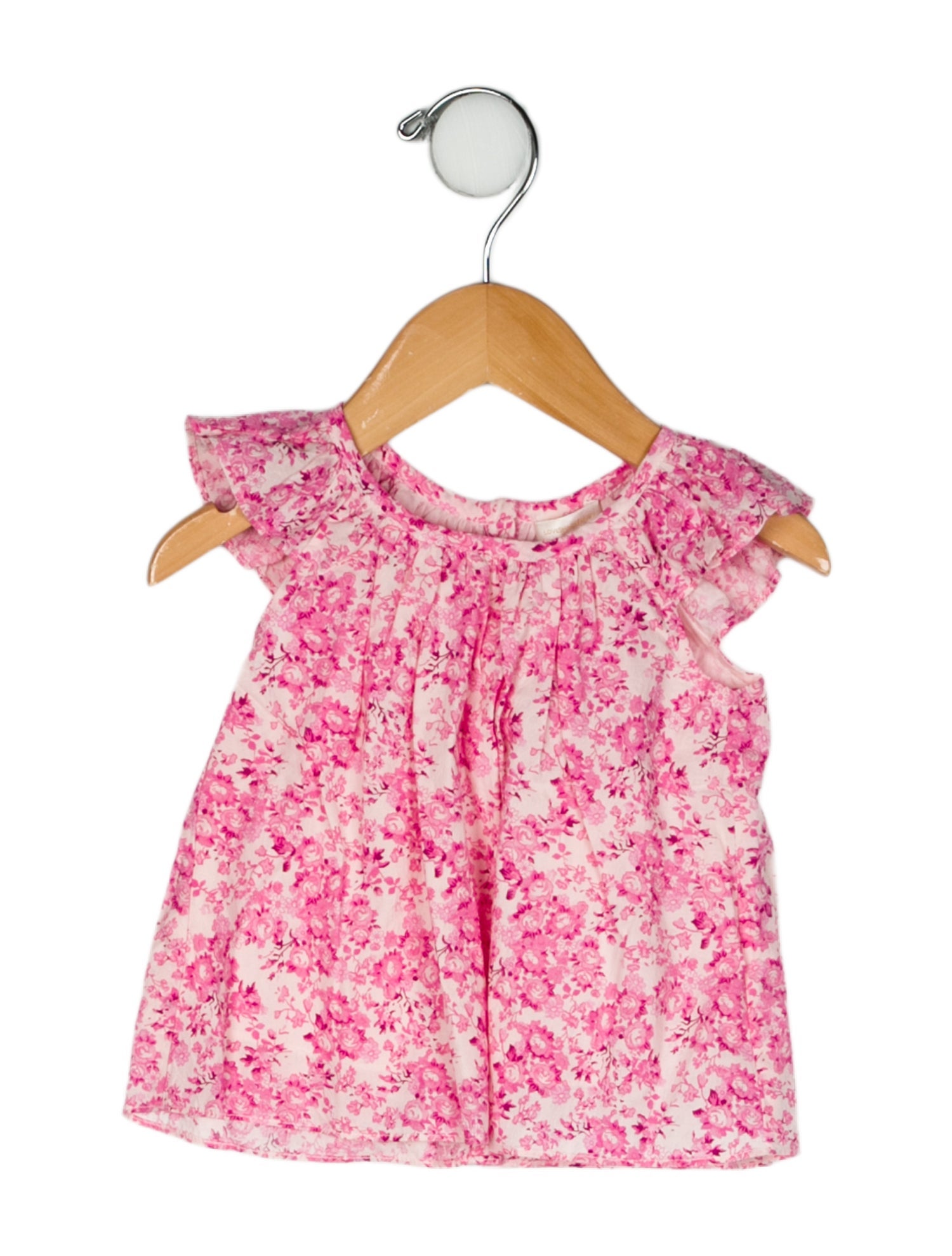 LoveShackFancy Infant Girls' Floral Printed Sleeveless Top