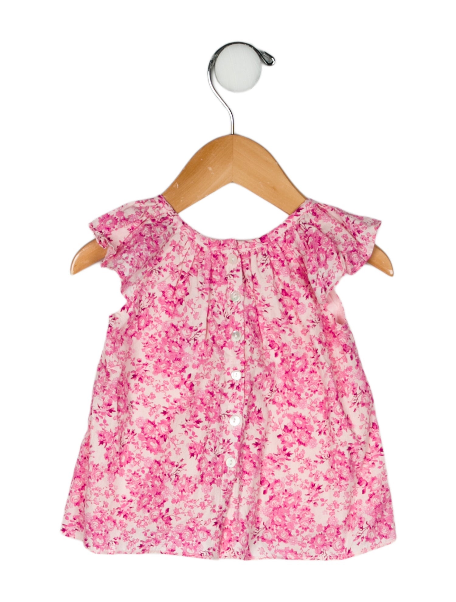 LoveShackFancy Infant Girls' Floral Printed Sleeveless Top