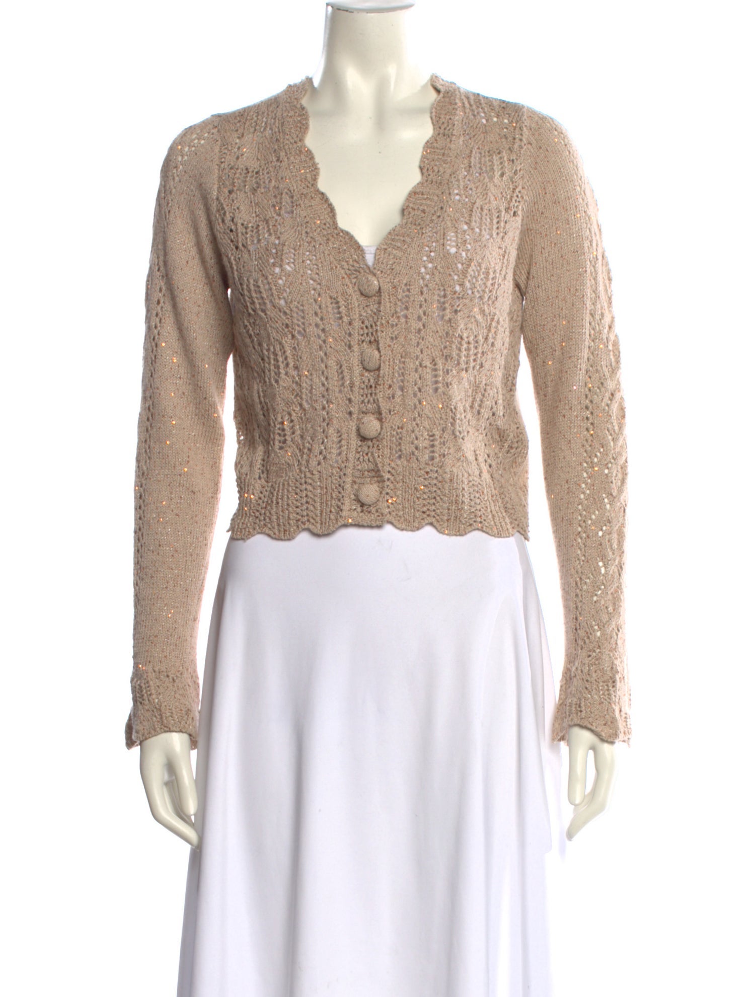 LoveShackFancy V-Neck Sweater