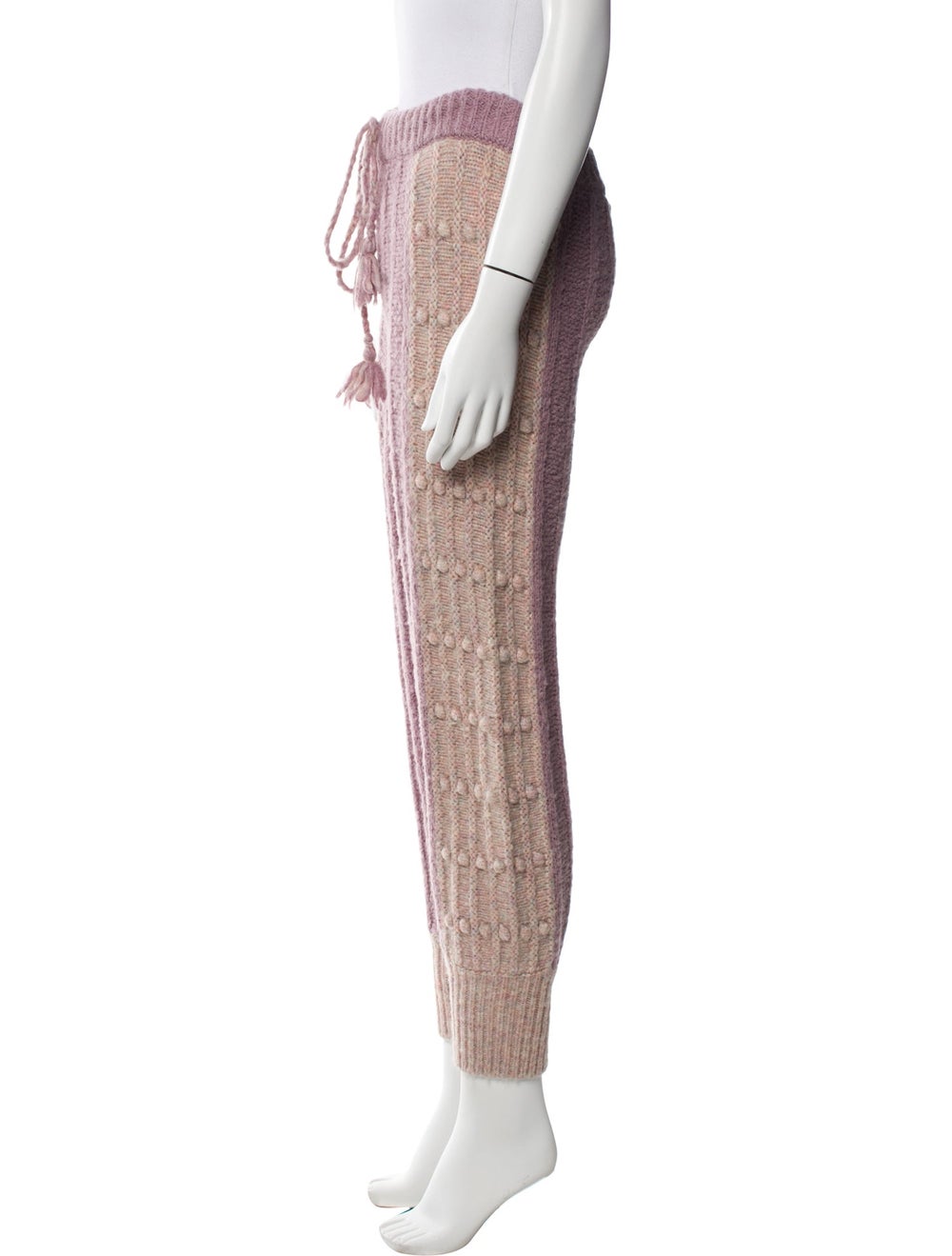 LoveShackFancy Alpaca Colorblock Pattern Sweatpan… - image 2