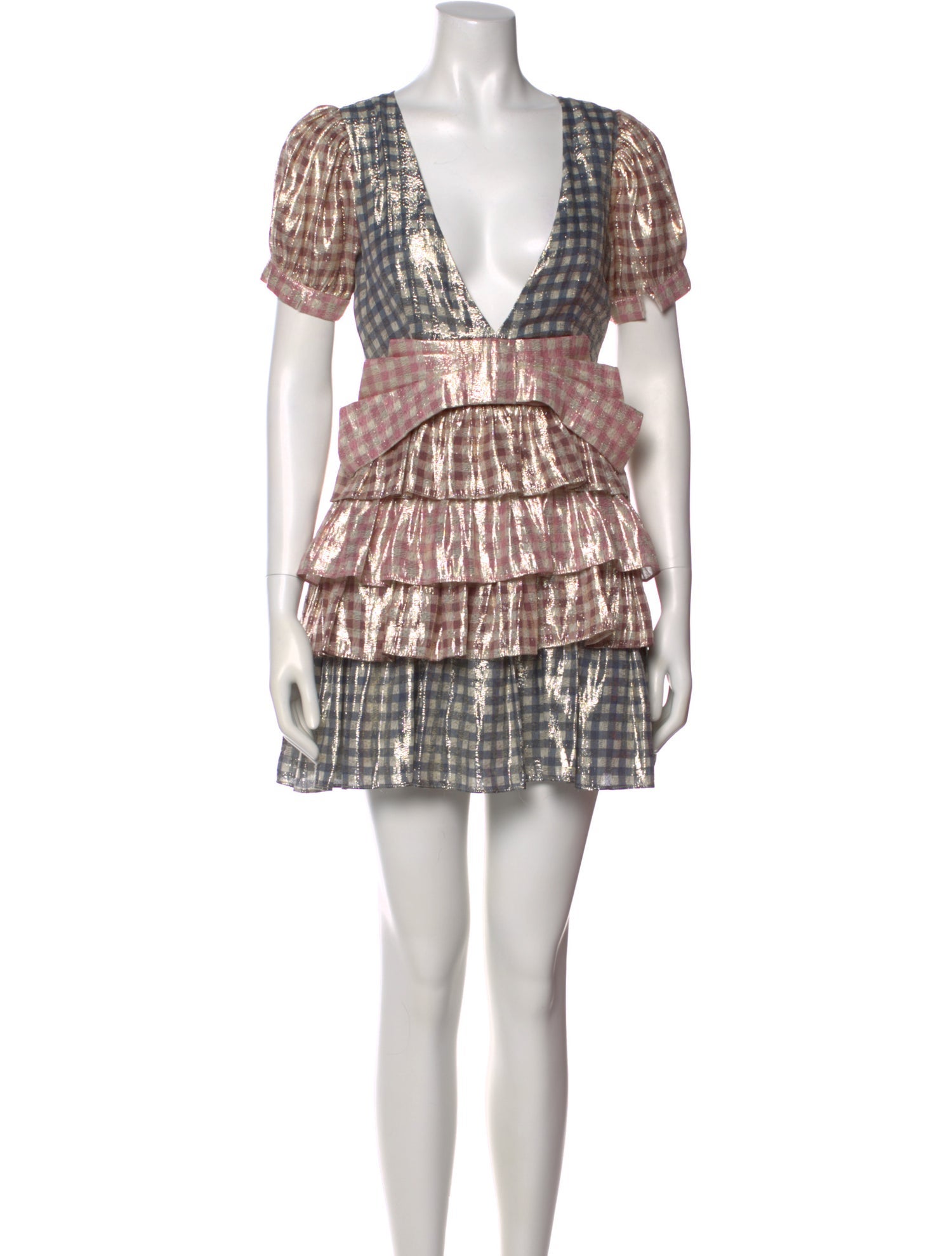 LoveShackFancy Silk Mini Dress