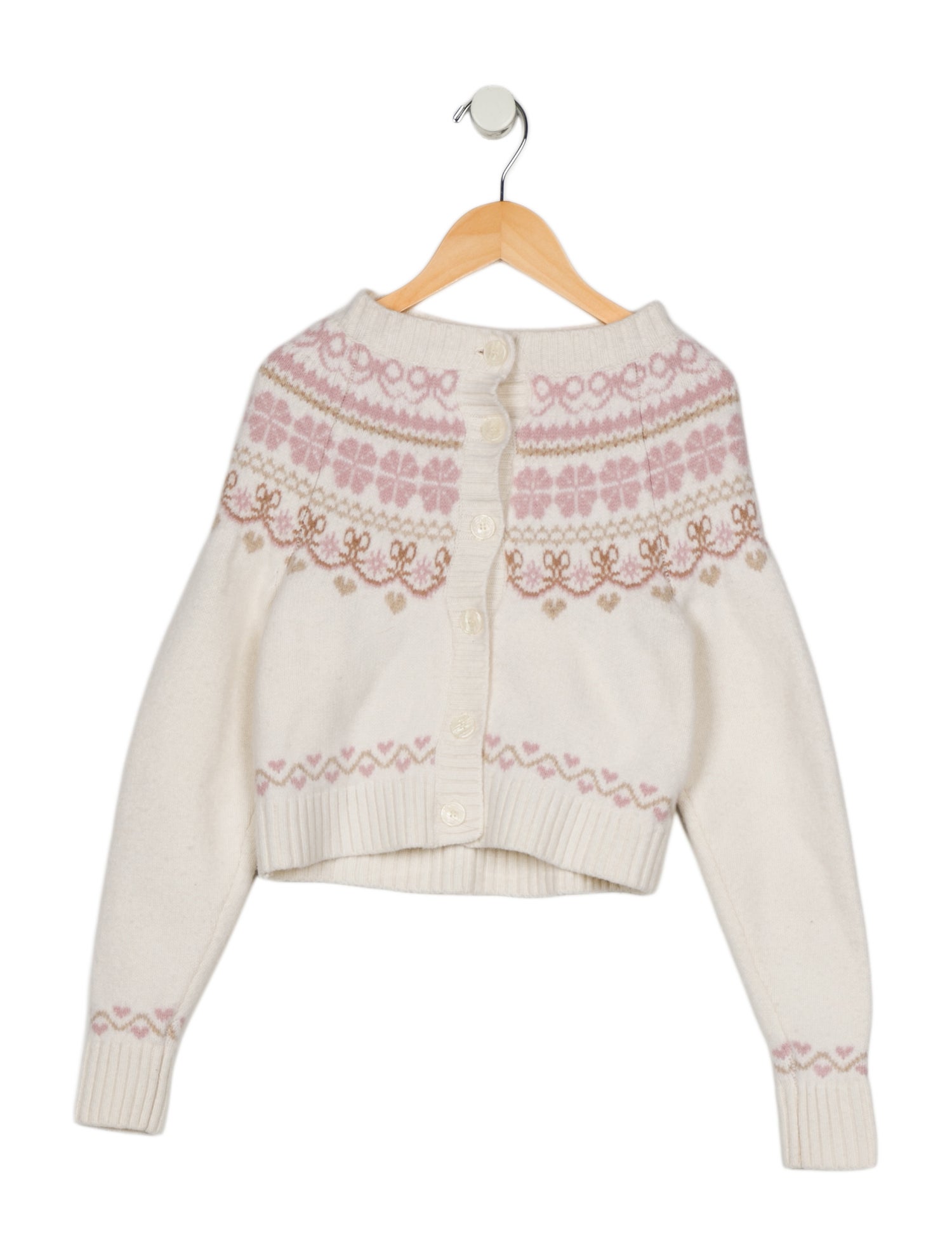 LoveShackFancy LoveShackFancy Girls' Wool Knitwear Sweater