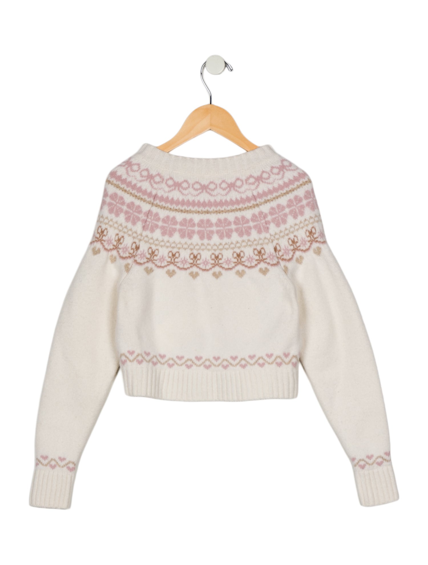 LoveShackFancy LoveShackFancy Girls' Wool Knitwear Sweater