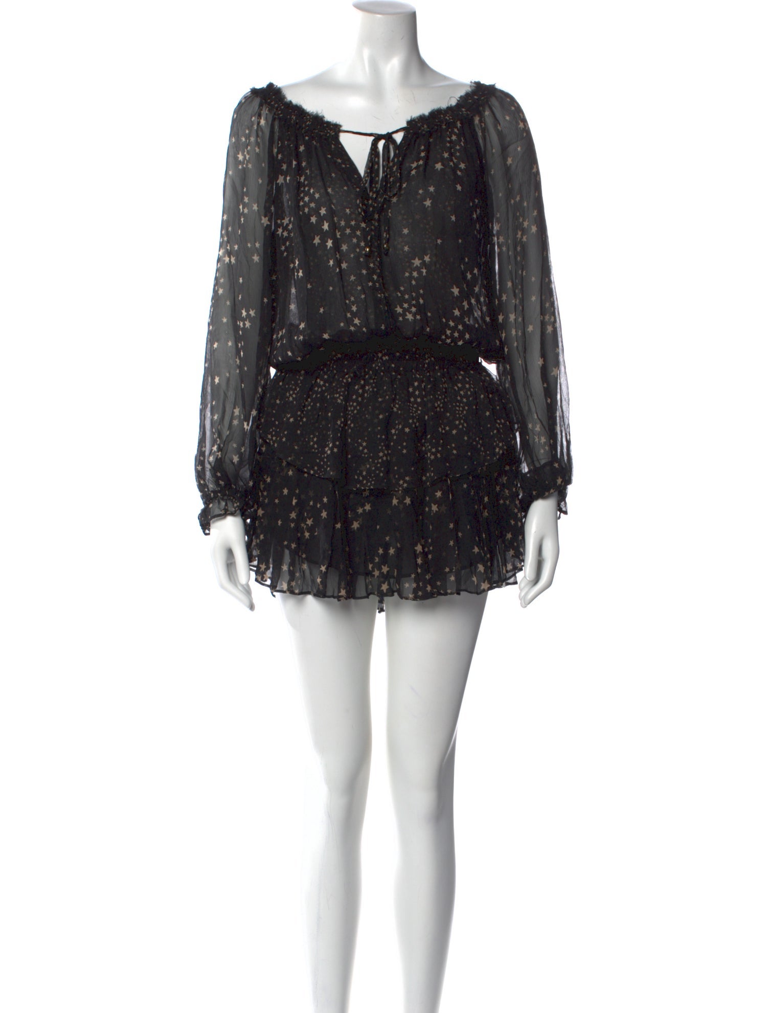 LoveShackFancy Silk Mini Dress