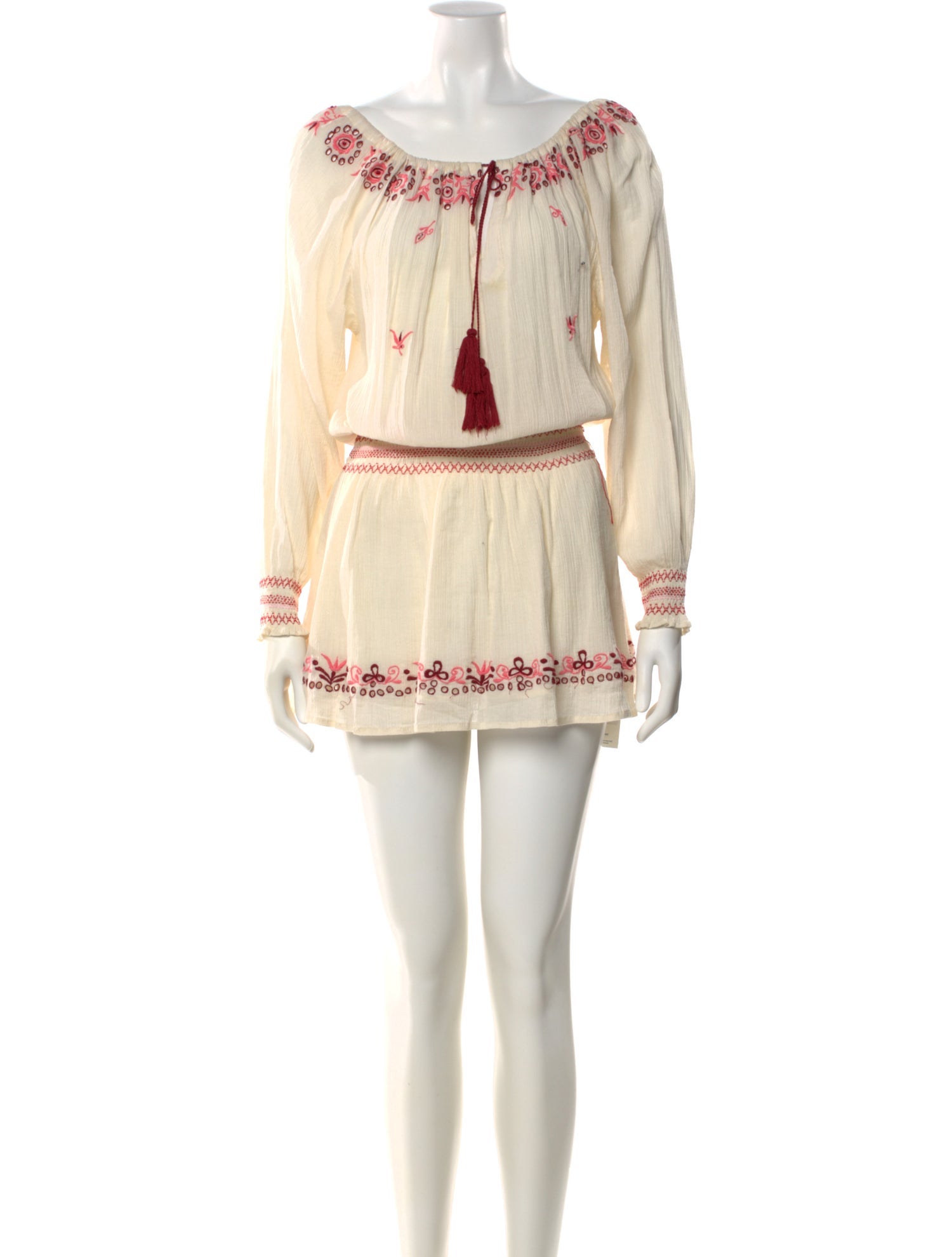 LoveShackFancy Printed Mini Dress