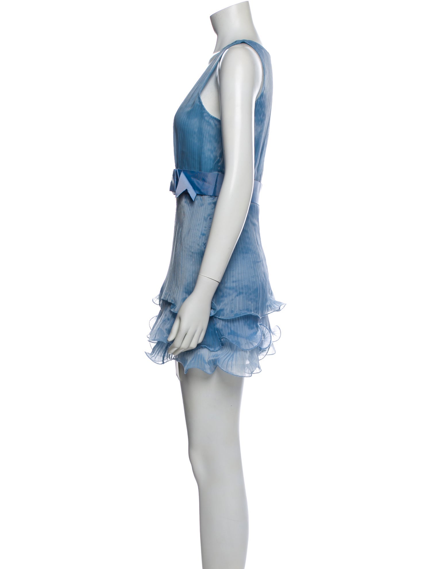 LoveShackFancy V-Neck Mini Dress