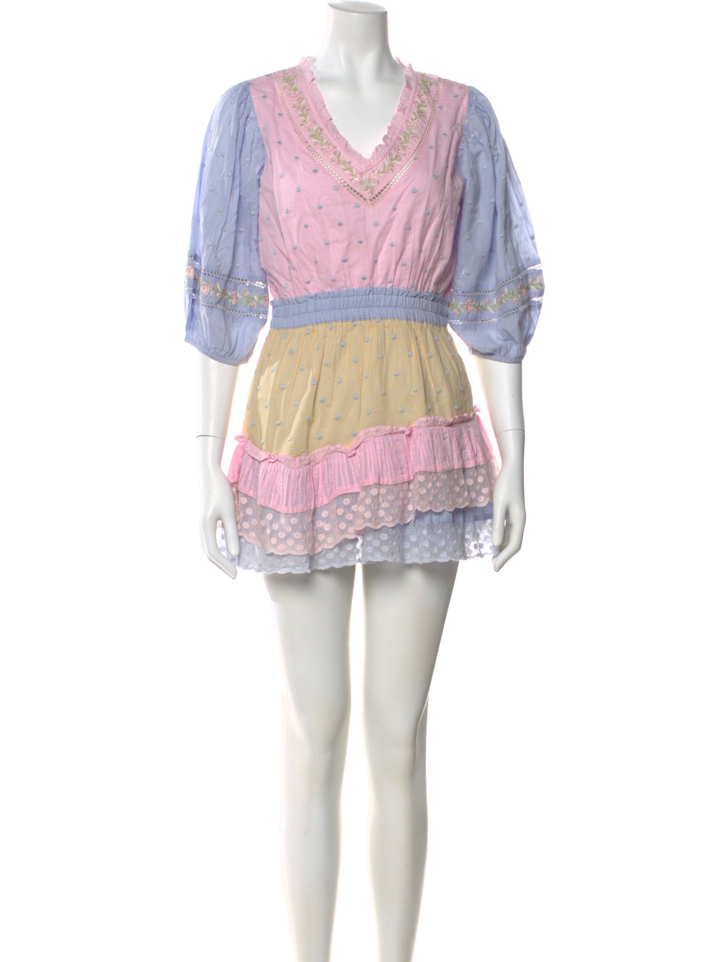 LoveShackFancy Printed Mini Dress w/ Tags