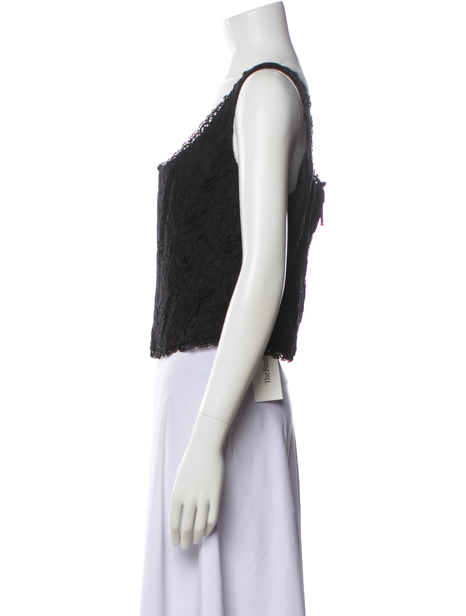 LoveShackFancy Lace Pattern Square Neckline Top w/ Tags