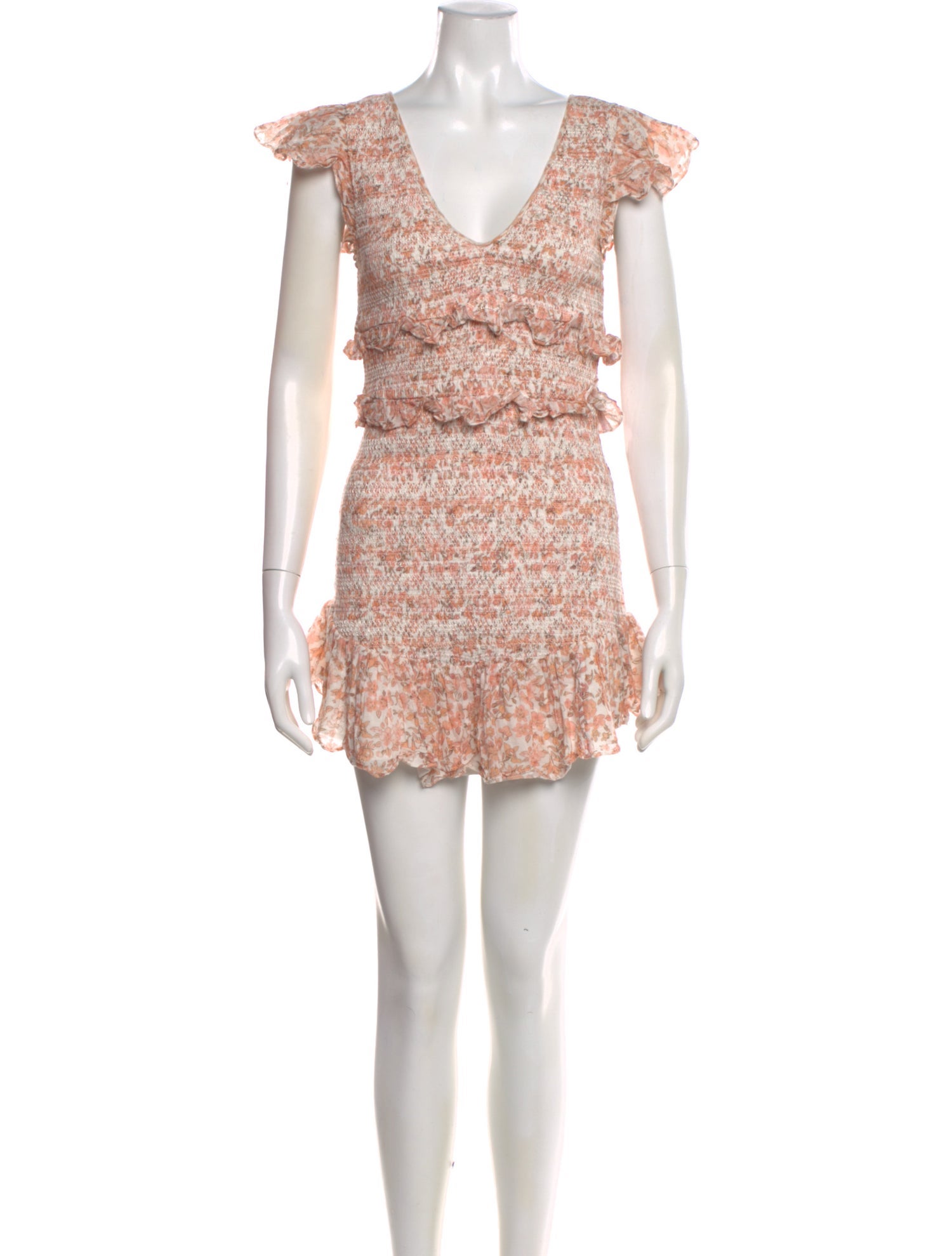 LoveShackFancy Printed Mini Dress