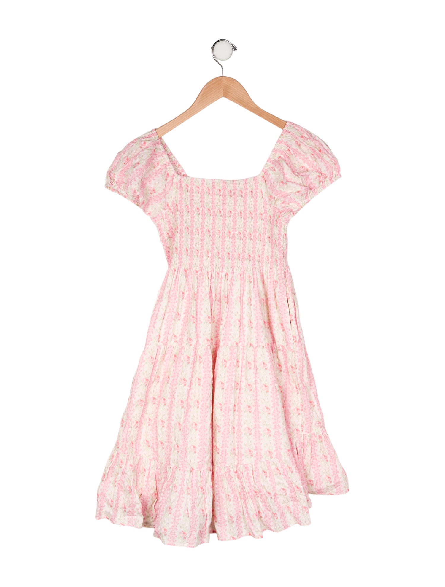 LoveShackFancy Floral Casual Dress