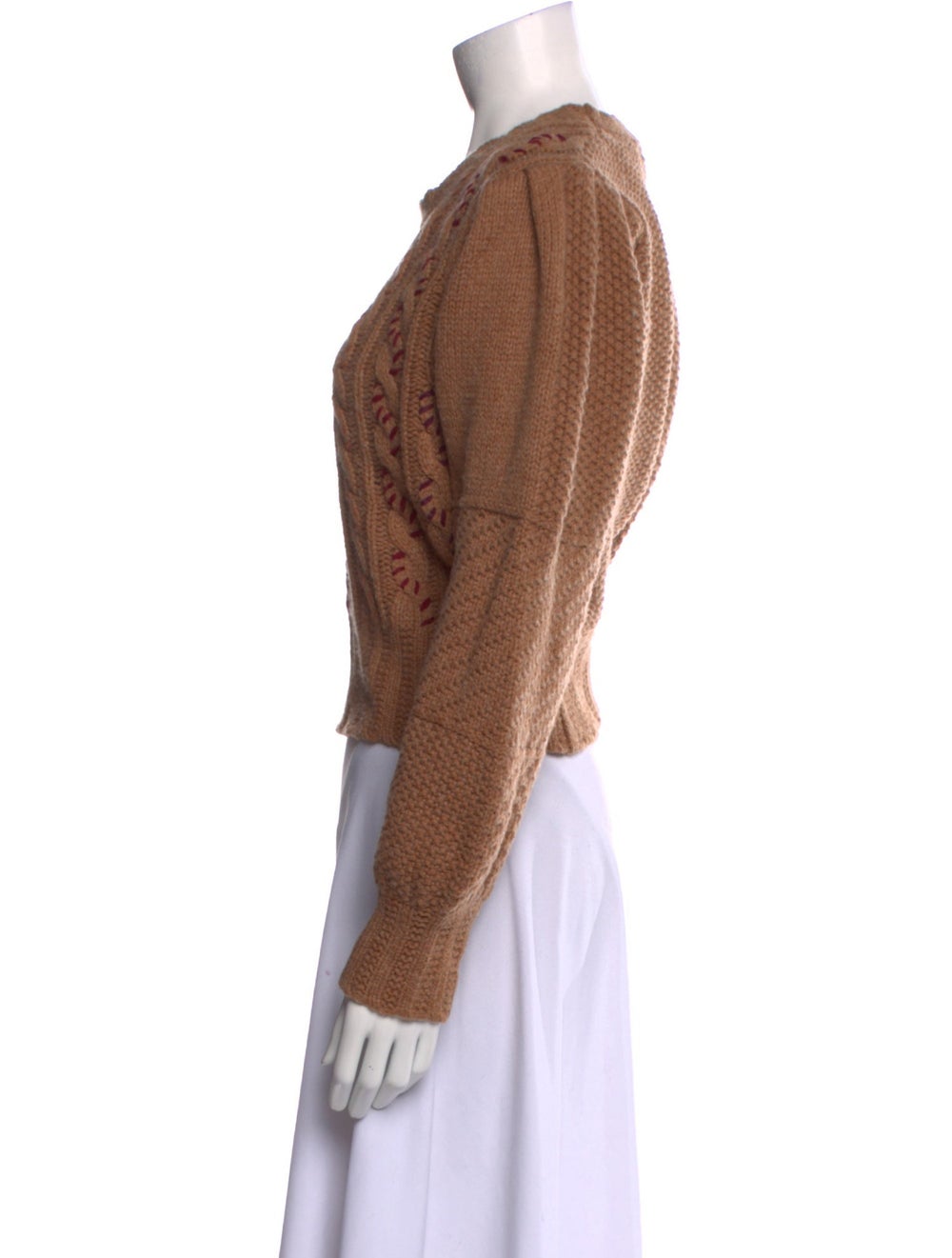 LoveShackFancy Patterned Crew Neck Sweater - image 2