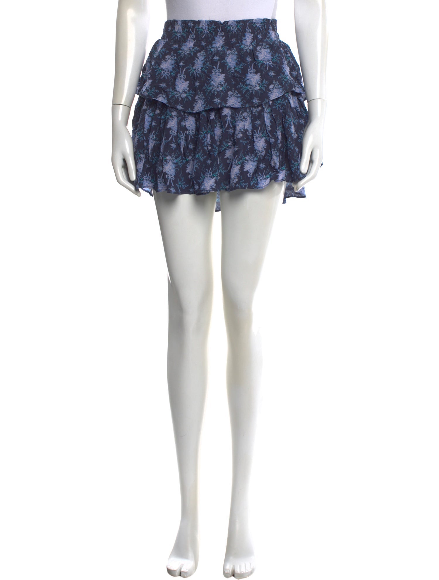 LoveShackFancy Printed Mini Skirt w/ Tags