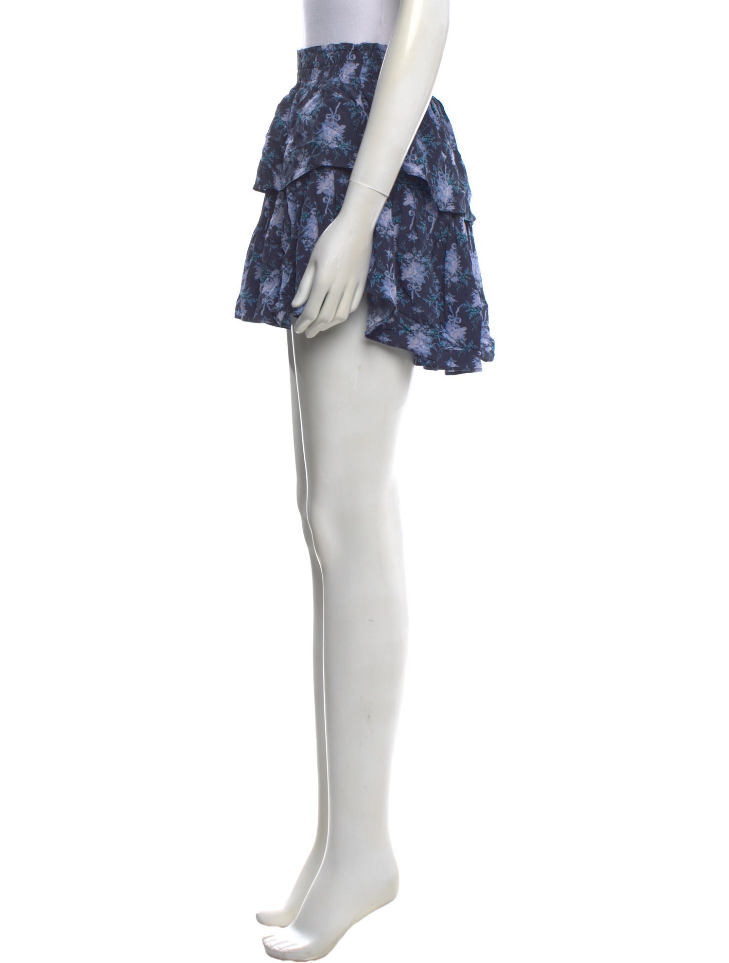 LoveShackFancy Printed Mini Skirt w/ Tags