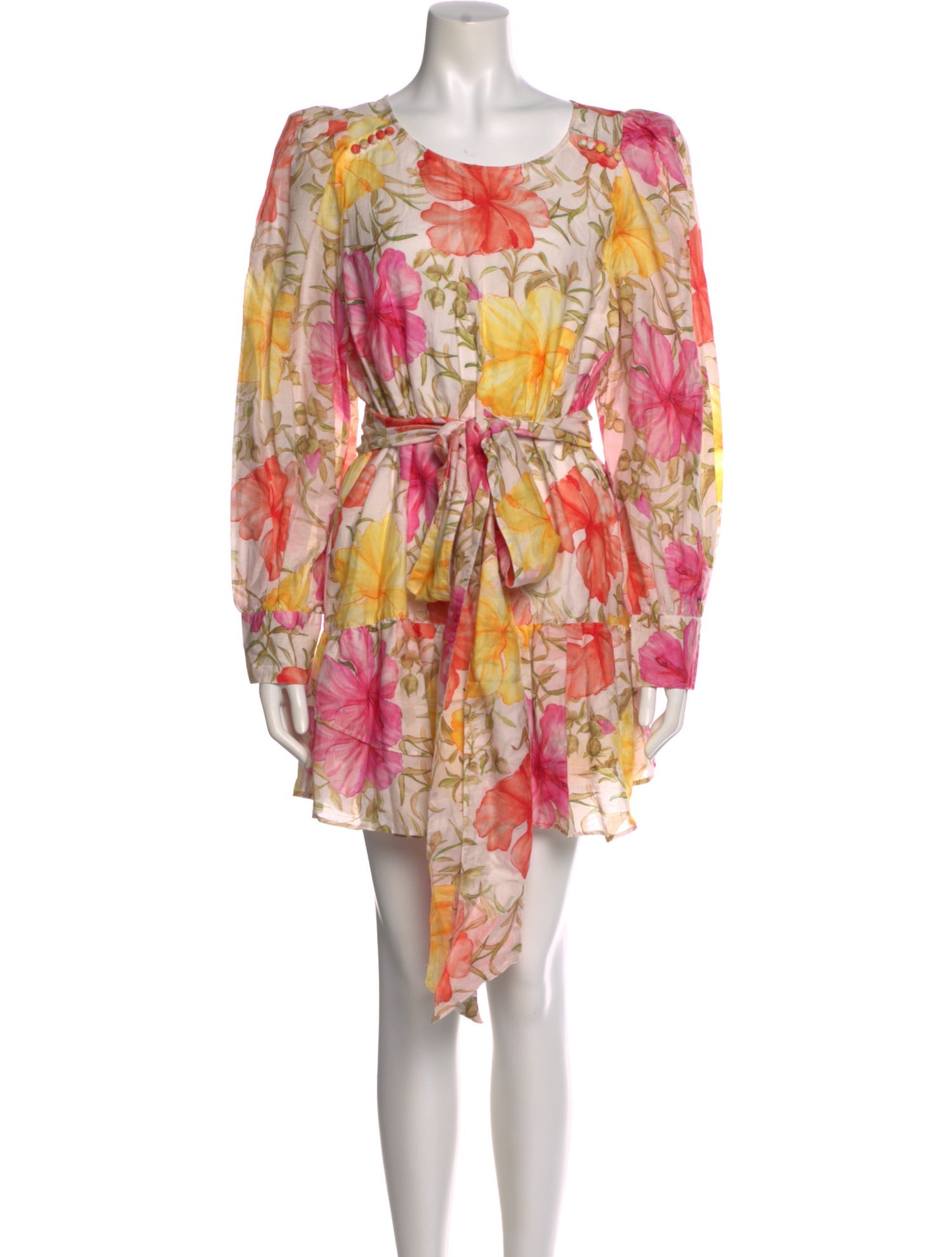 LoveShackFancy Floral Print Mini Dress w/ Tags