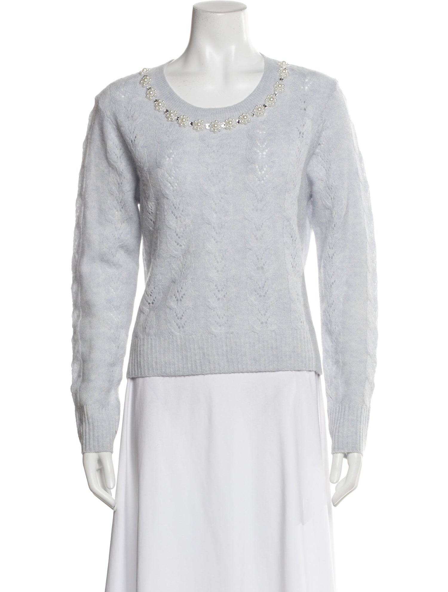 LoveShackFancy Wool Scoop Neck Sweater