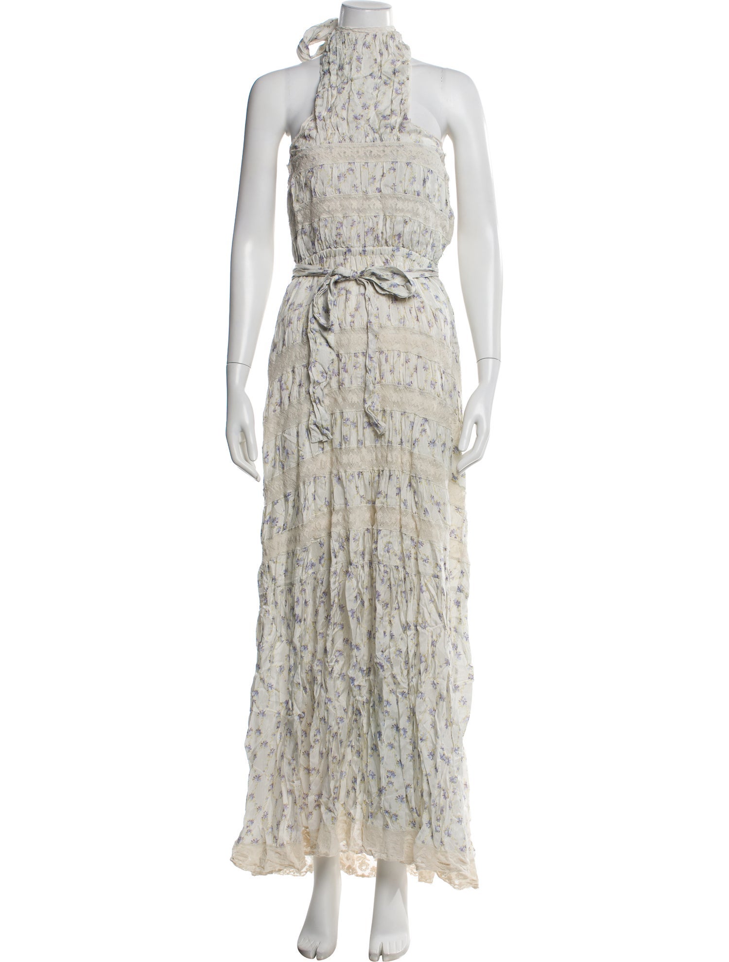 LoveShackFancy Printed Long Dress