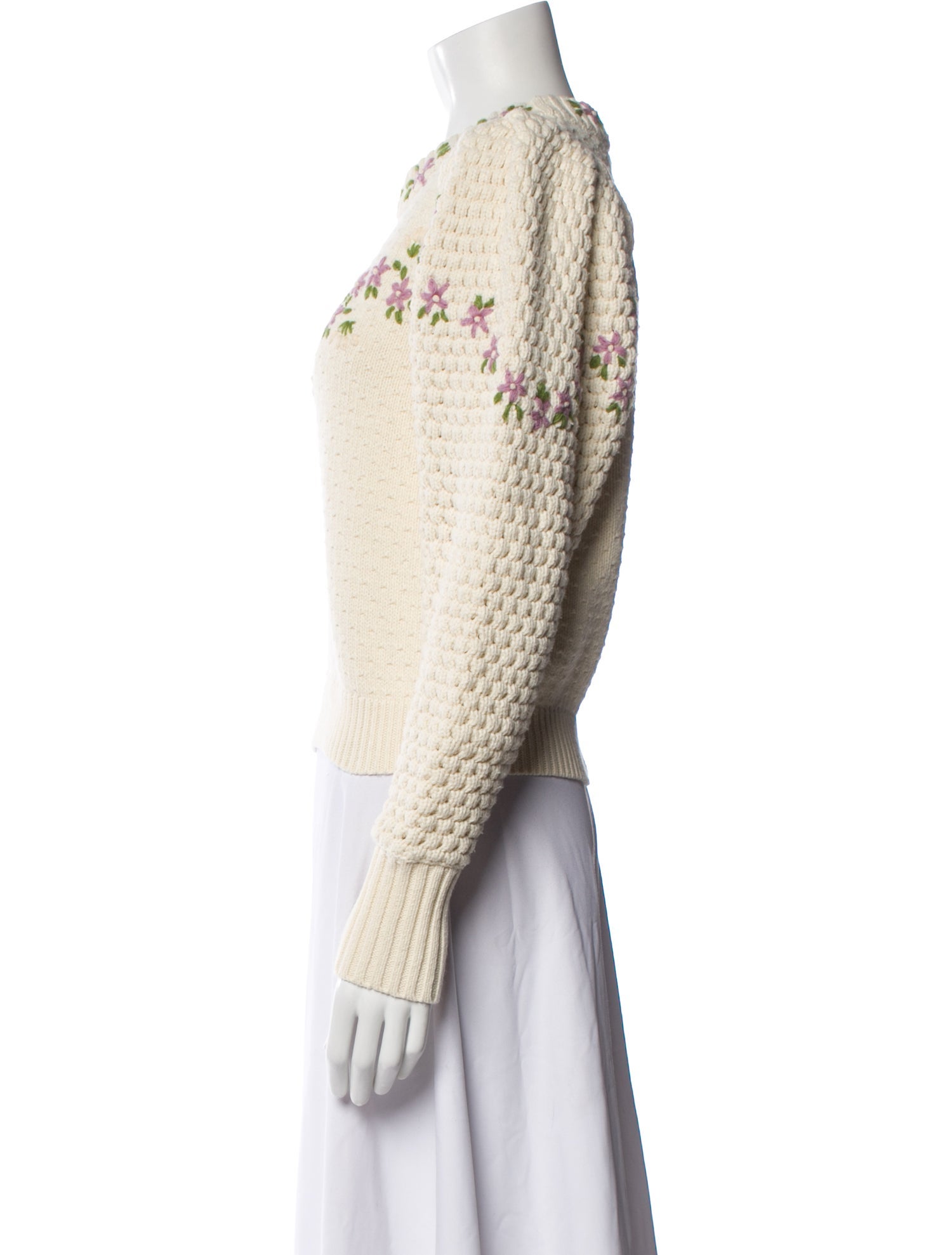 LoveShackFancy Crew Neck Sweater