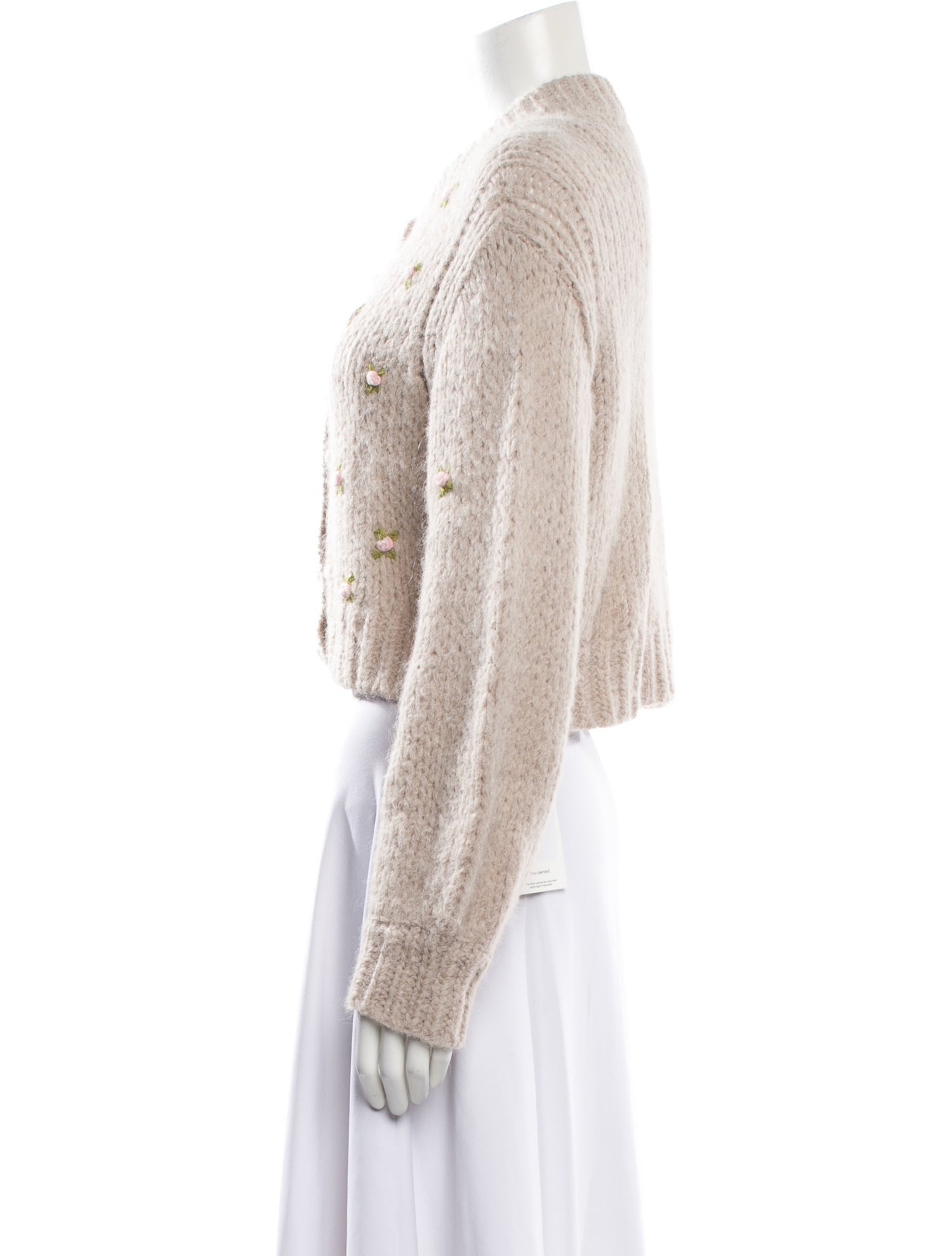 LoveShackFancy Alpaca Crew Neck Sweater