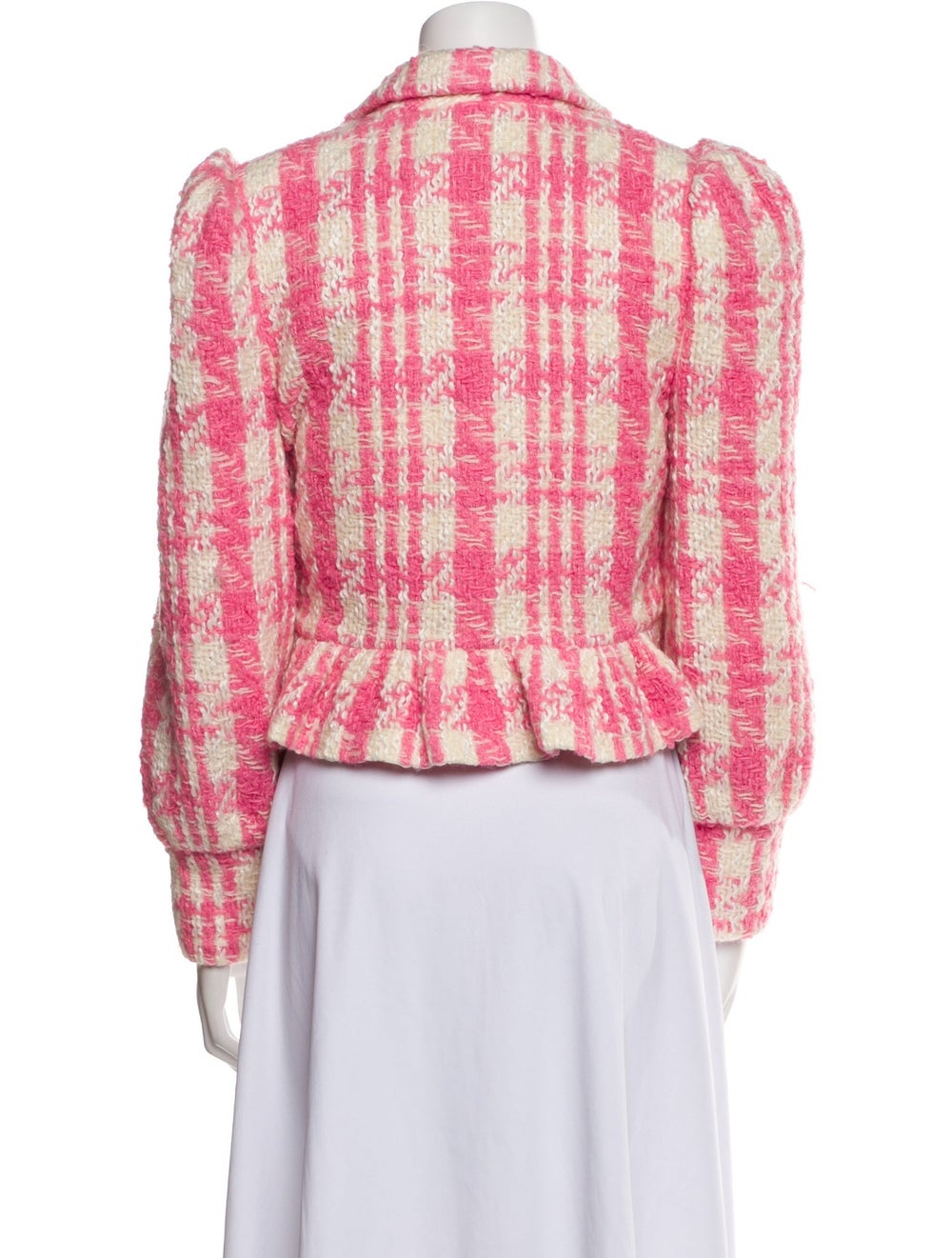 LoveShackFancy Wool Tweed Pattern Blazer - image 3