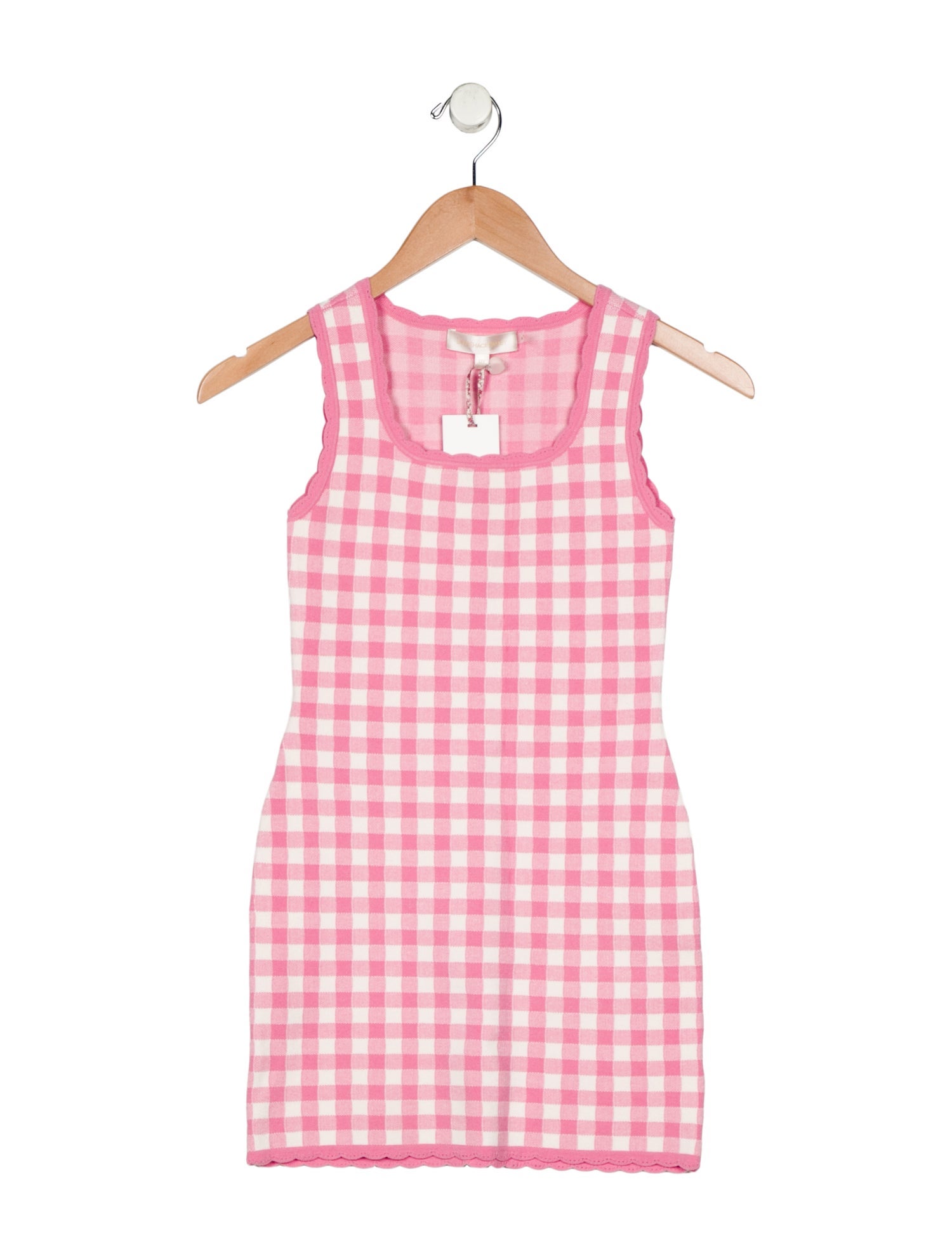 LoveShackFancy Kids Girls Checkered Dress w/Tags