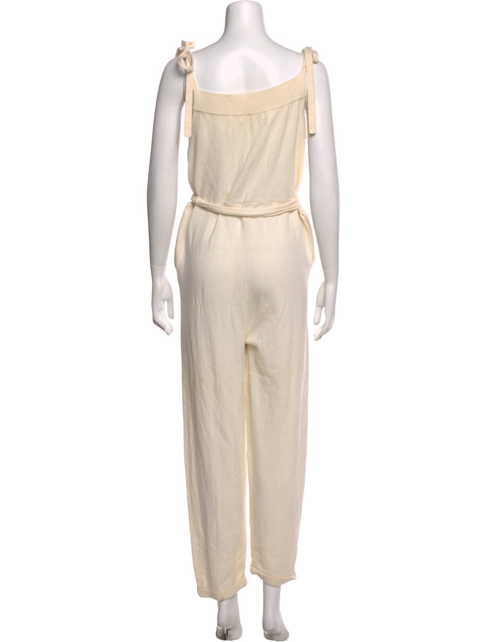 LoveShackFancy Wool Square Neckline Jumpsuit - image 3