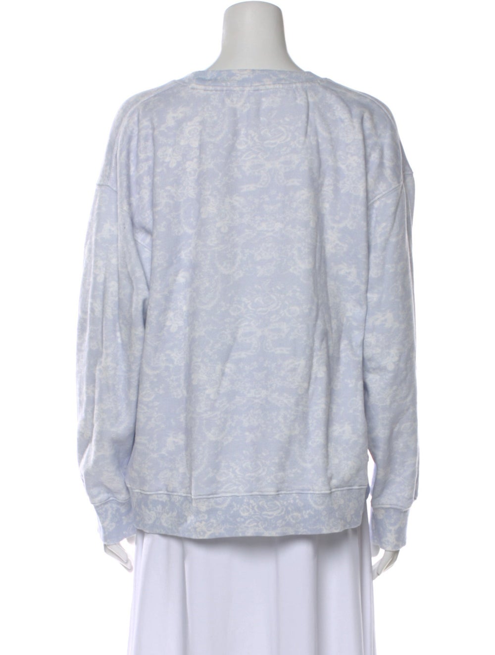 LoveShackFancy Patterned Crew Neck Sweatshirt - image 3