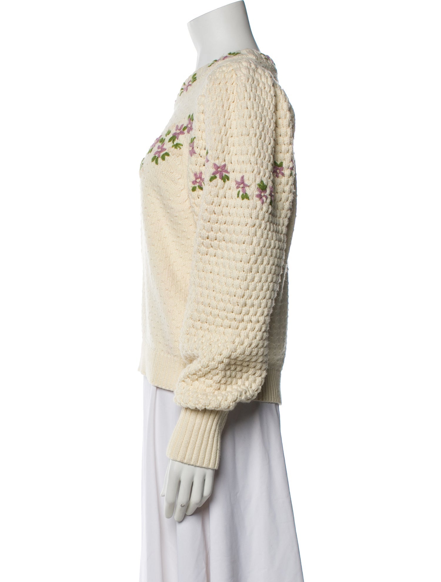 LoveShackFancy Scoop Neck Sweater