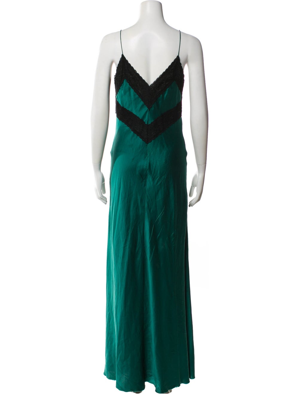 LoveShackFancy Colorblock Pattern Long Dress - image 3