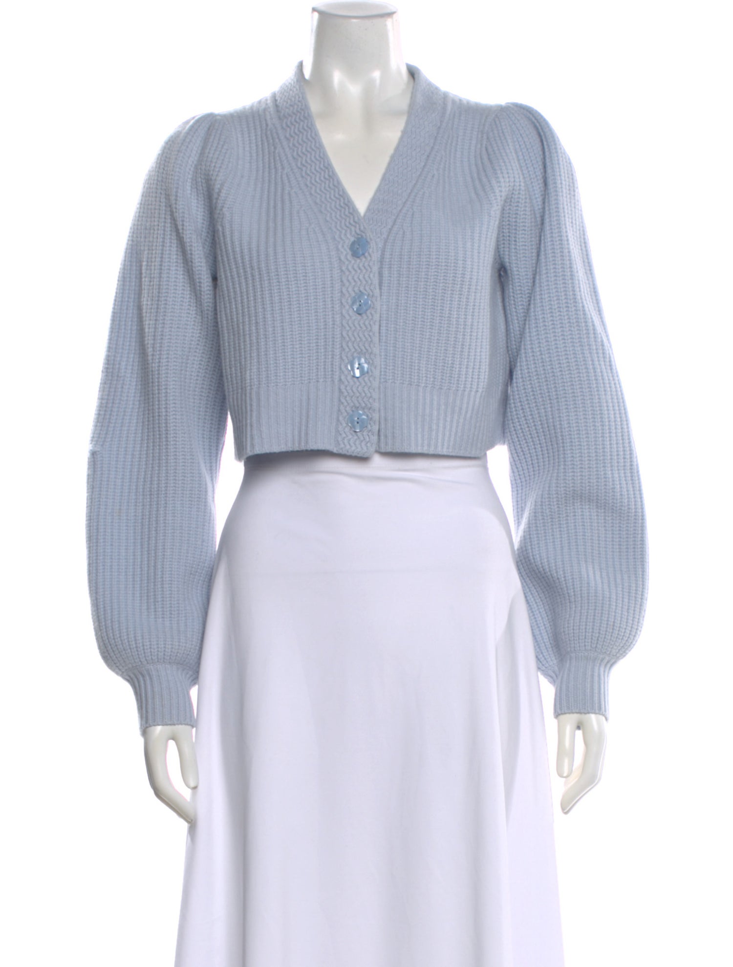 LoveShackFancy Wool V-Neck Sweater