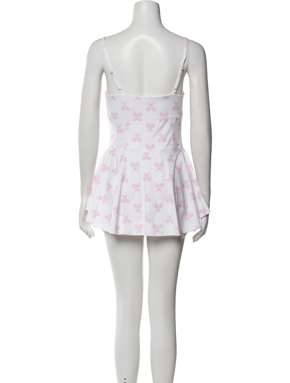 LoveShackFancy Printed Square Neckline Romper - image 3