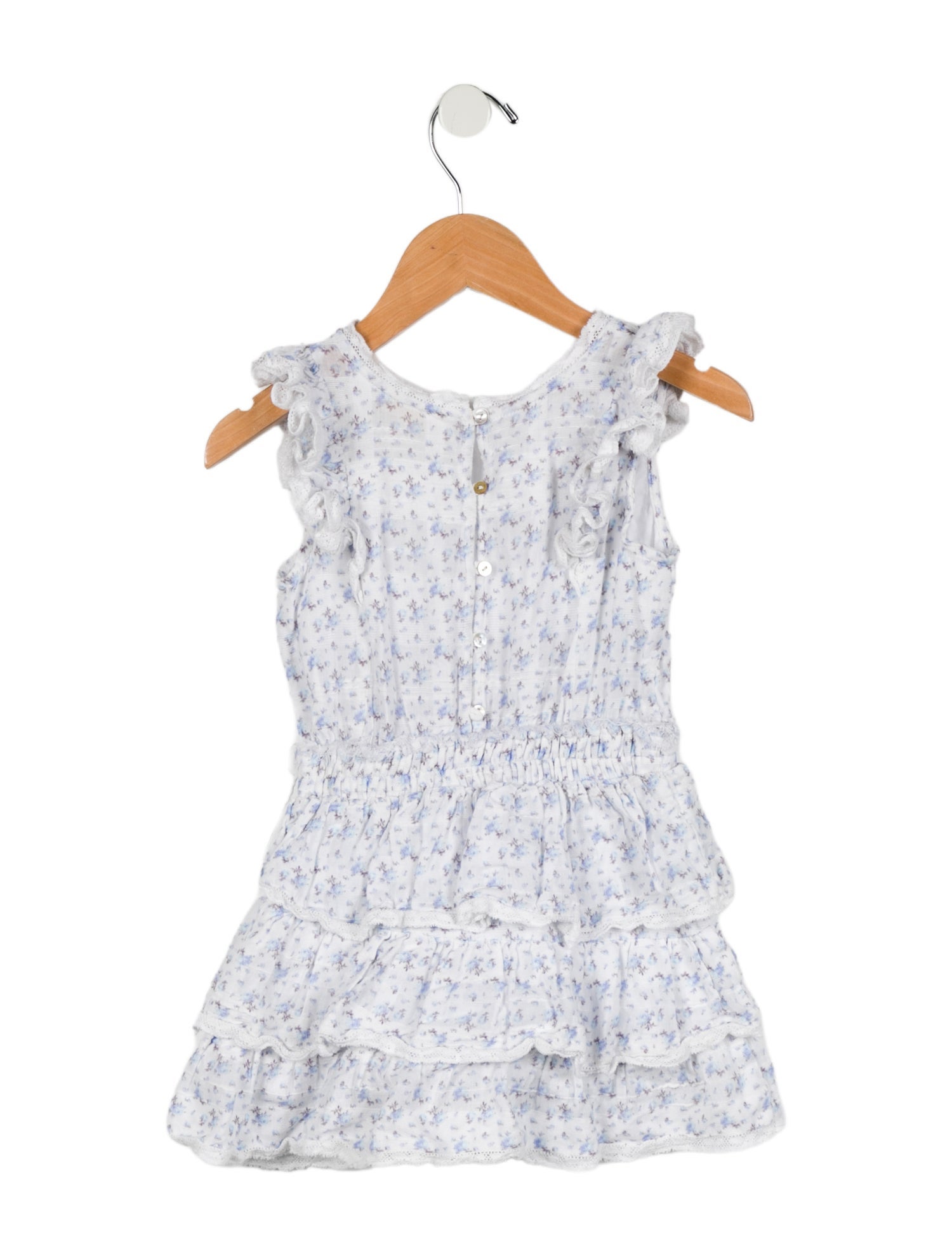 LoveShackFancy Girls' Sleeveless Dress