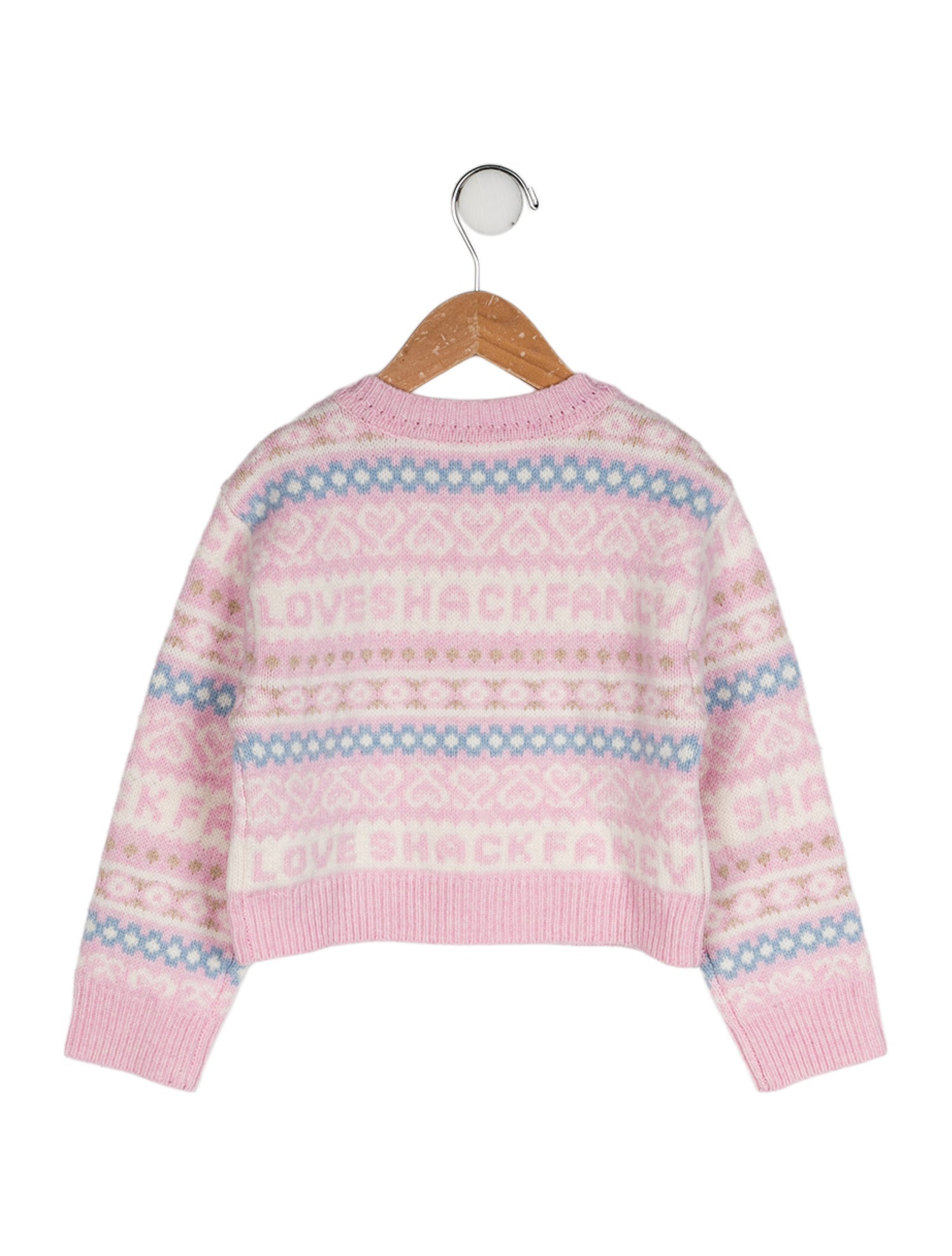 LoveShackFancy Printed Crewneck Sweater