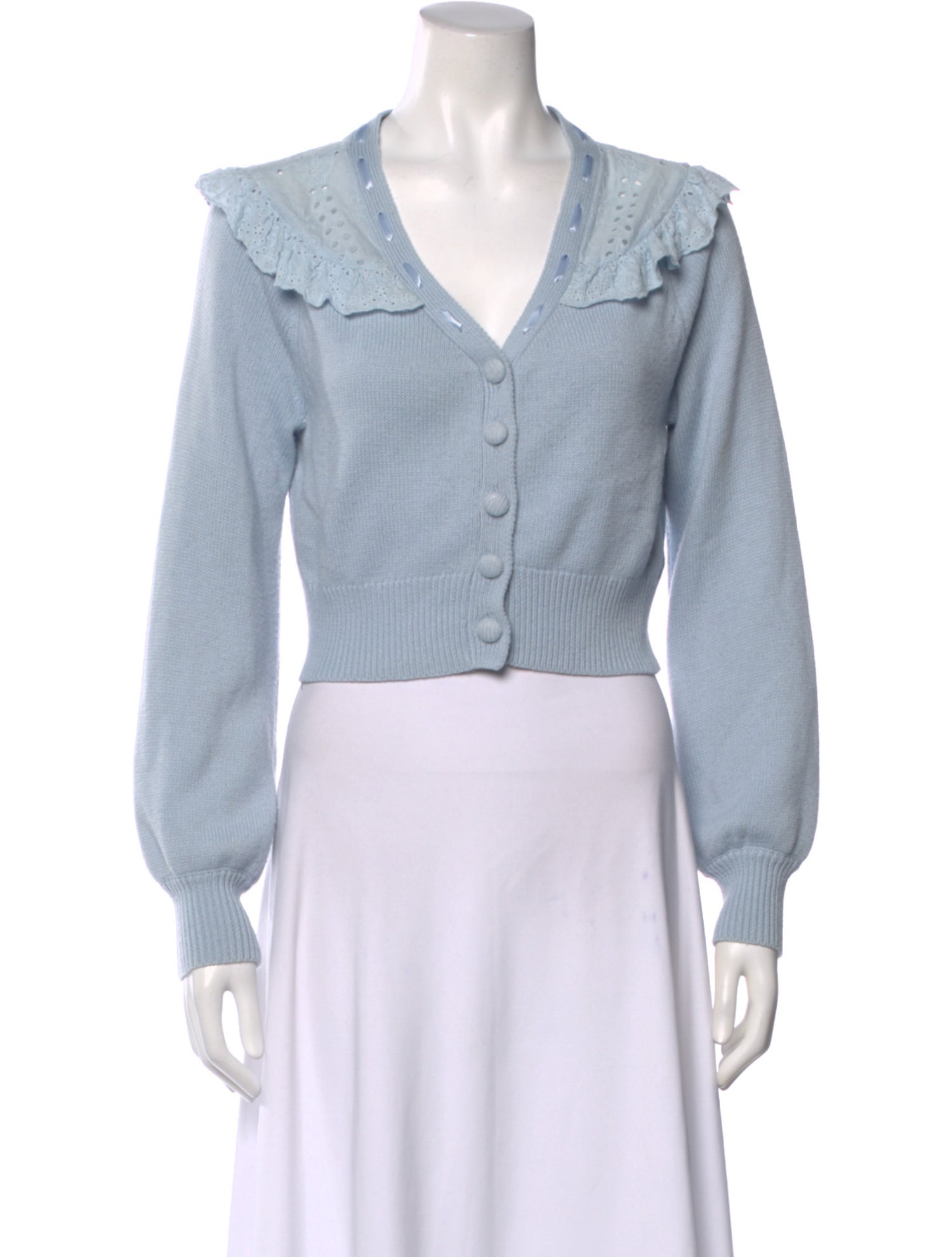 LoveShackFancy V-Neck Sweater