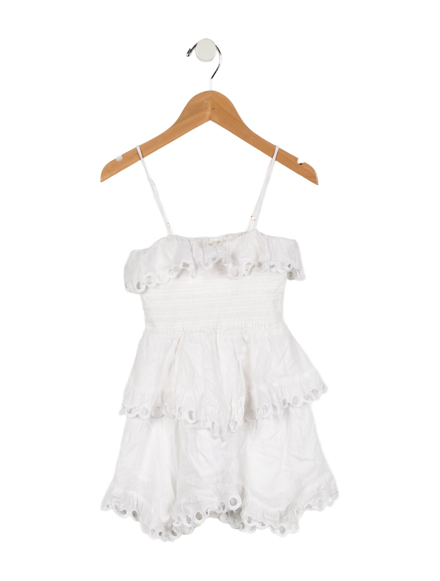 LoveShackFancy Girls' Sleeveless Dress