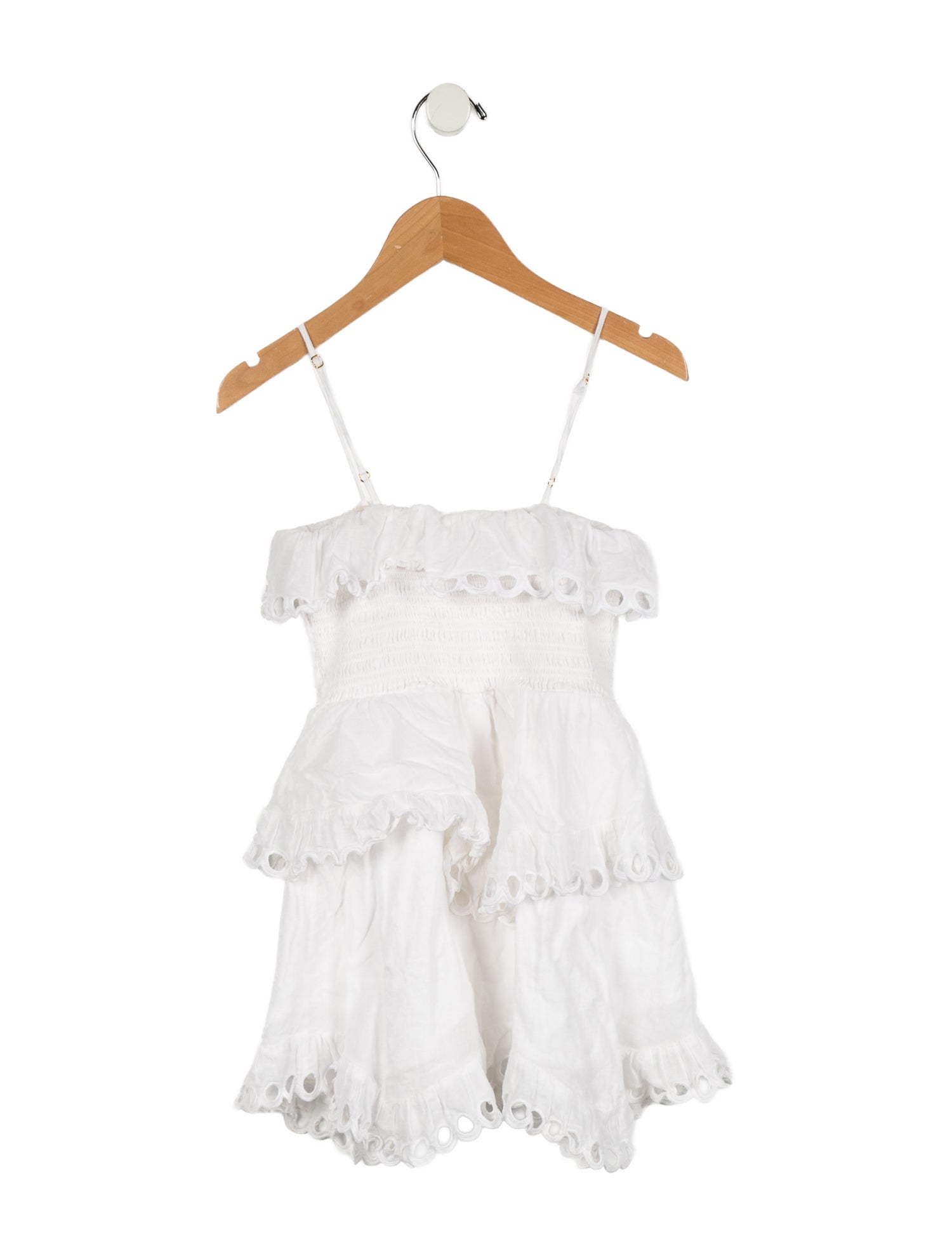 LoveShackFancy Girls' Sleeveless Dress