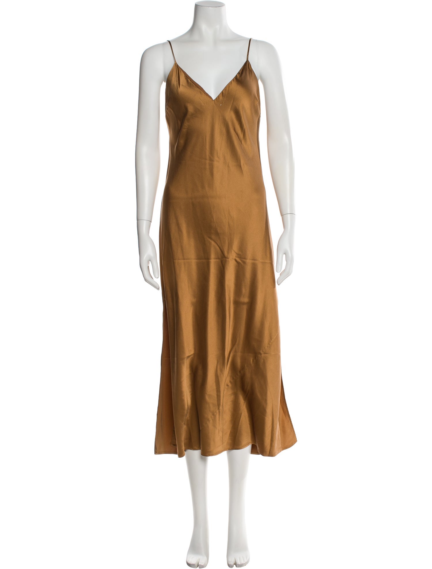 LoveShackFancy Silk Midi Length Dress