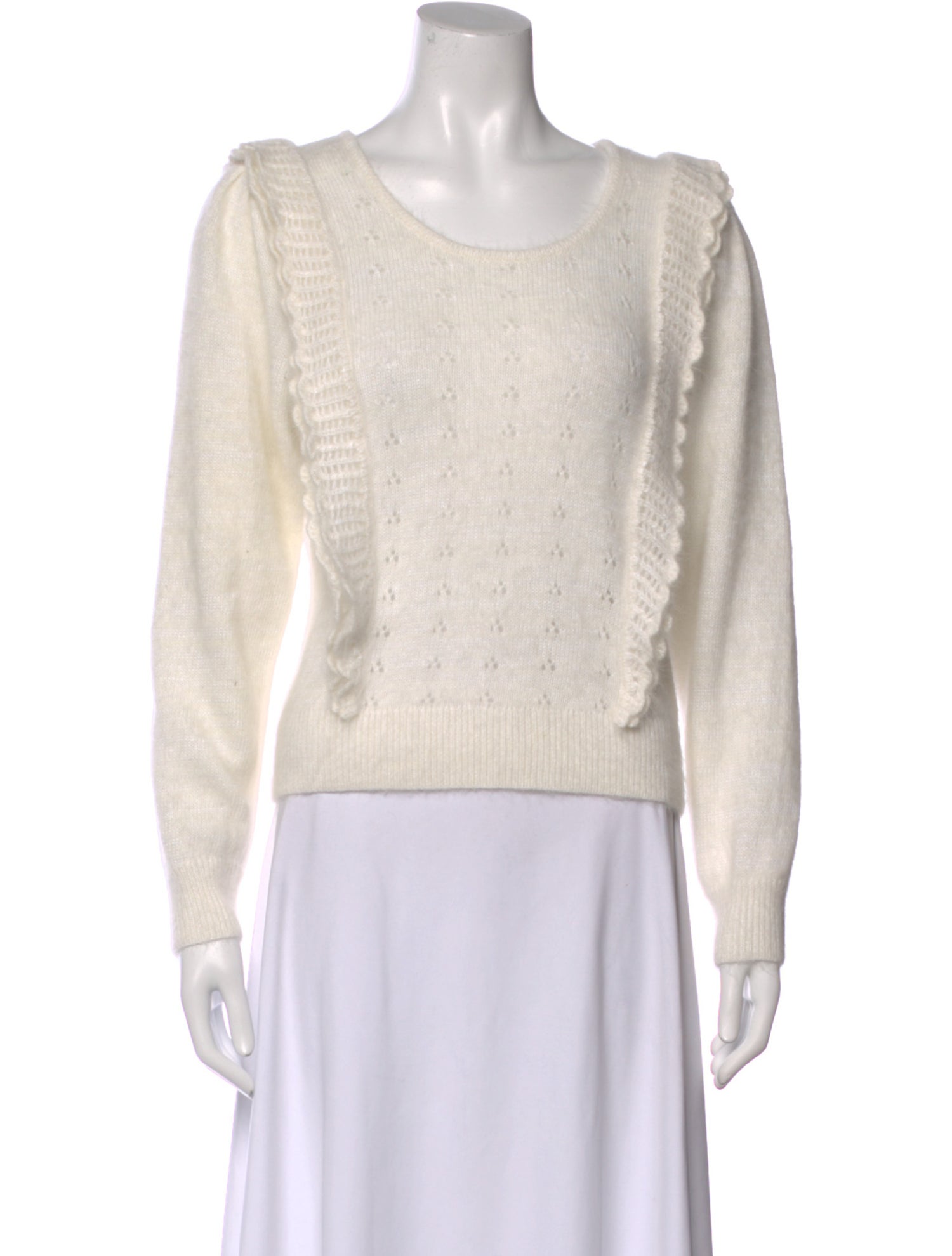 LoveShackFancy Crew Neck Sweater